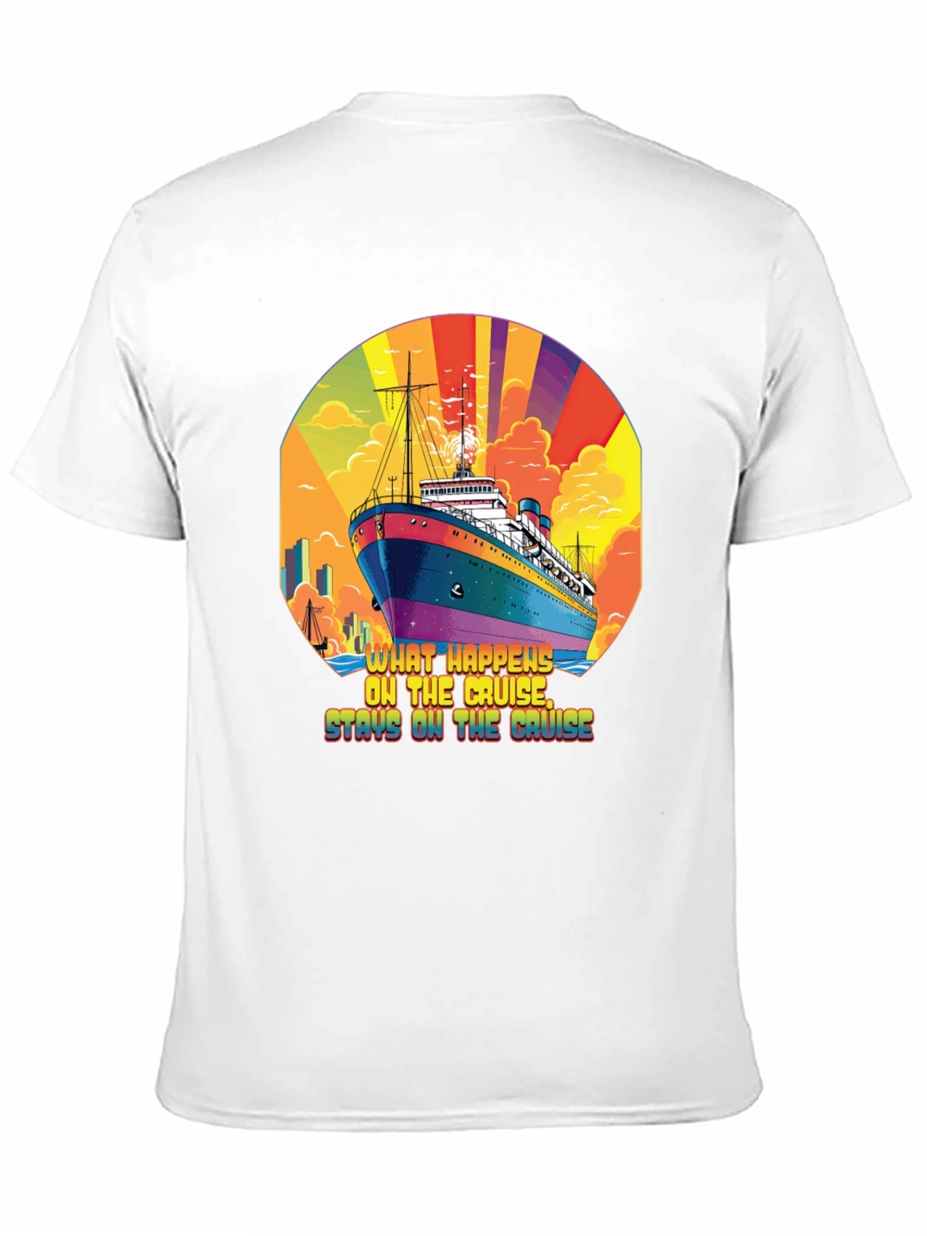 Cruise Ship T-Shirt - What Happens on the Cruise