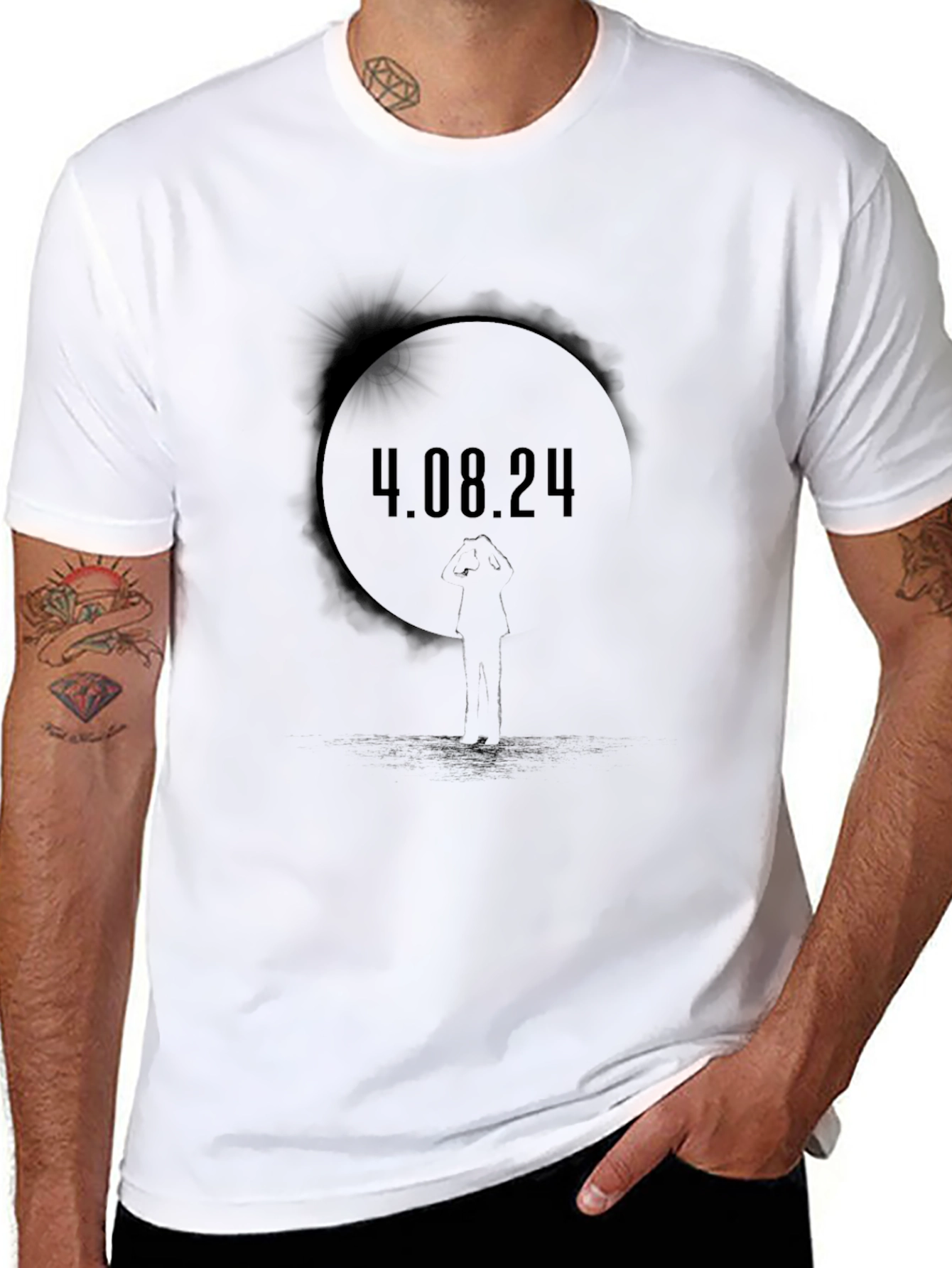Eclipse April 8 2024 Unisex T-Shirt
