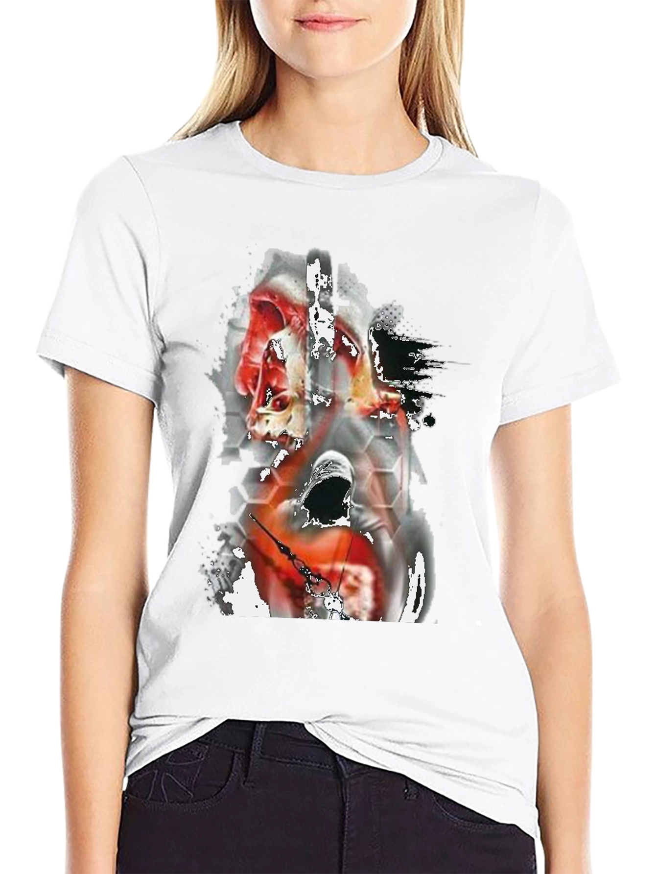 Skull Grim Reaper Graphic Tee