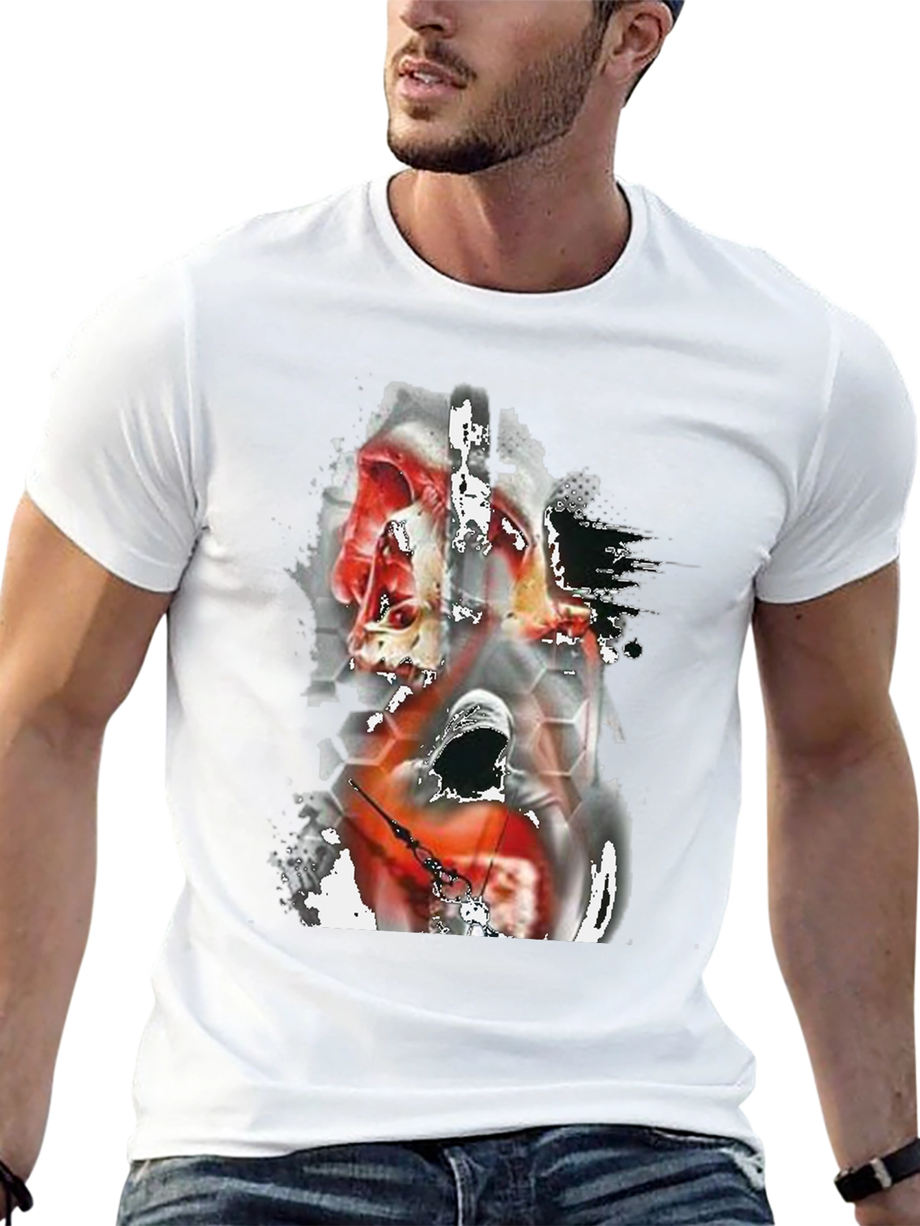 Skull Grim Reaper Graphic Tee