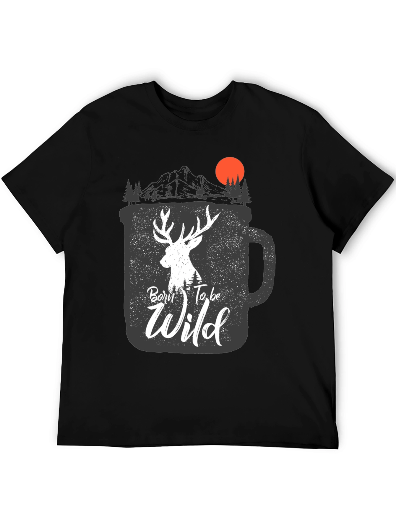 Born To Be Wild Deer Graphic Tee