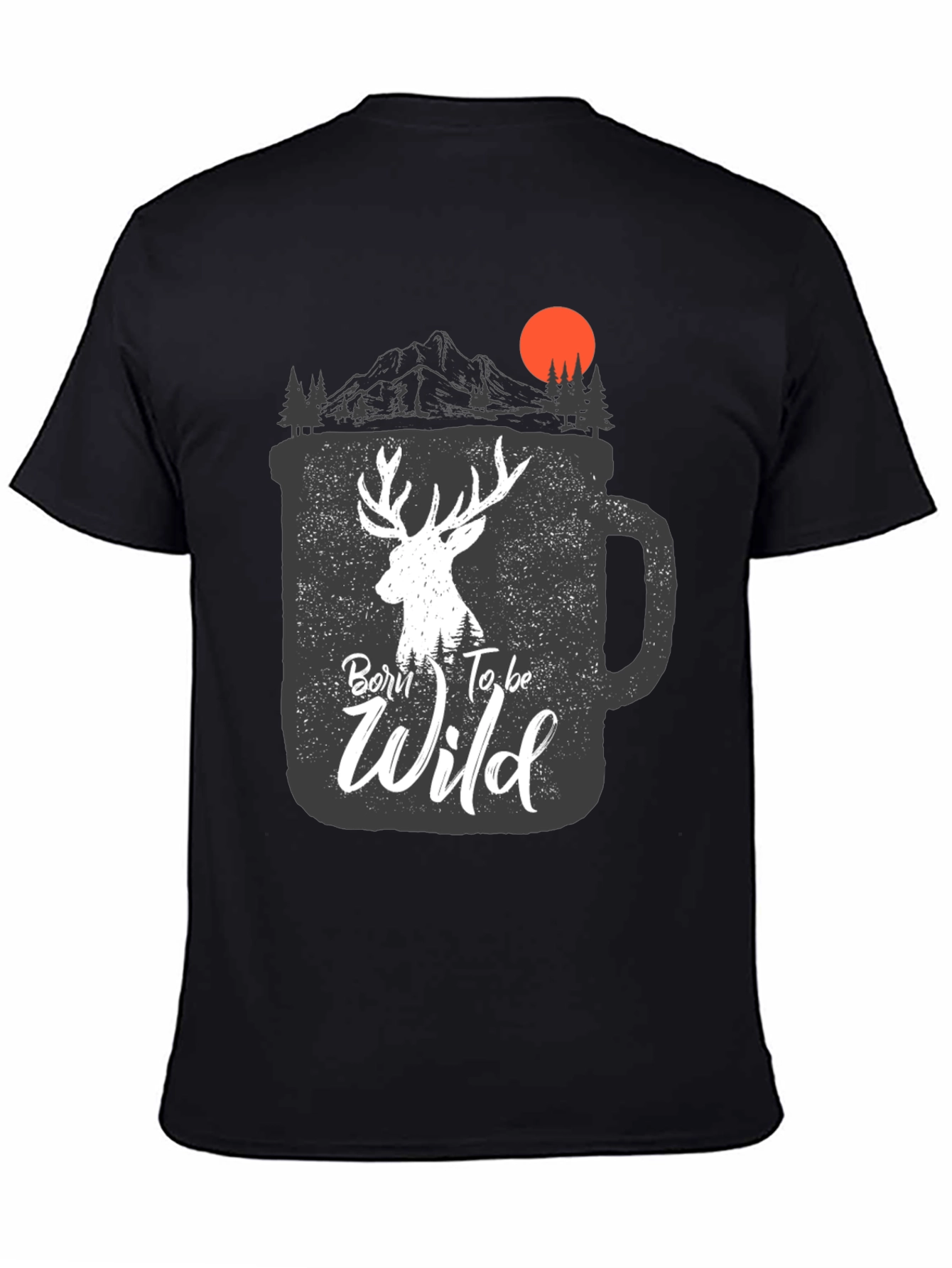 Born To Be Wild Deer Graphic Tee