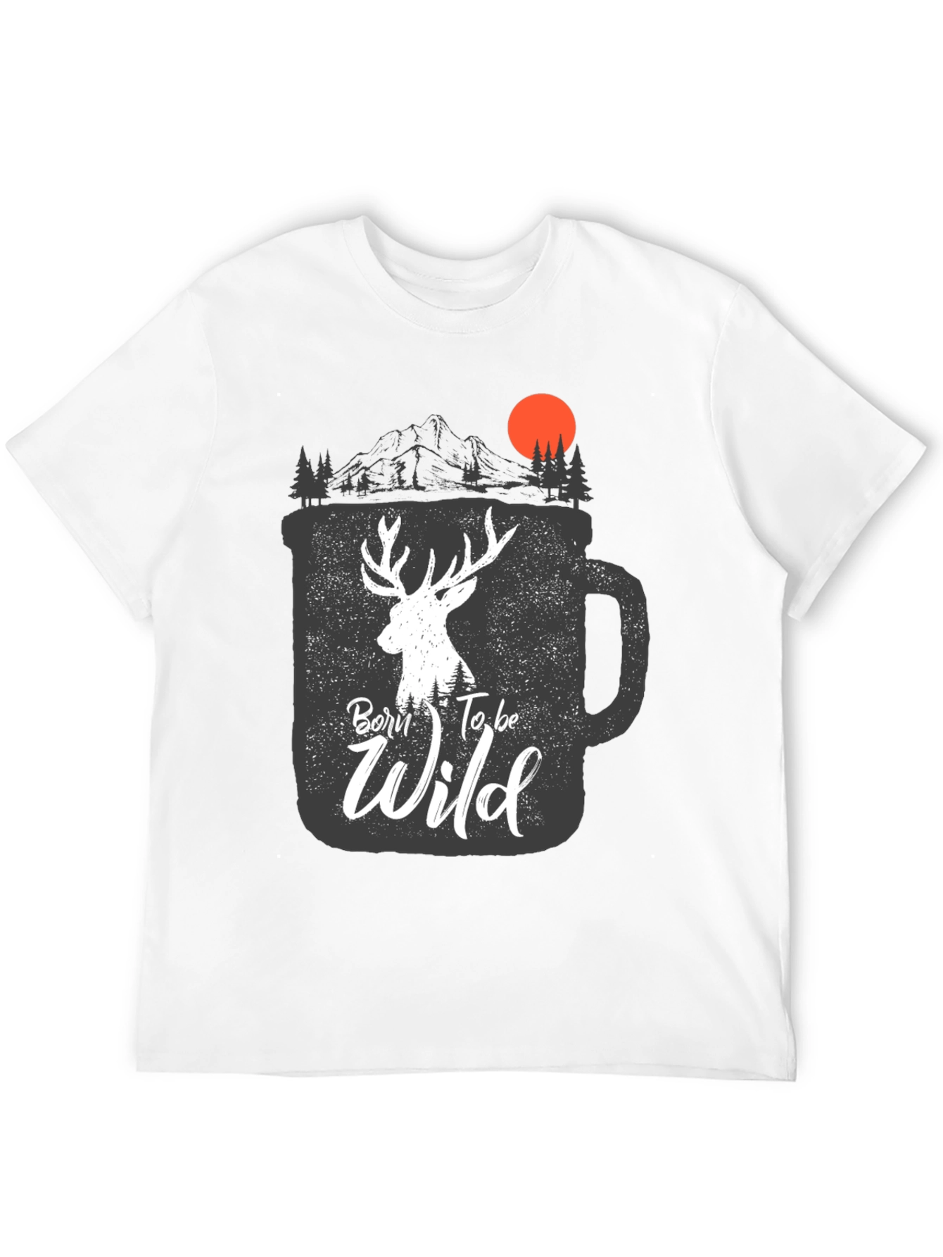 Born To Be Wild Deer Graphic Tee