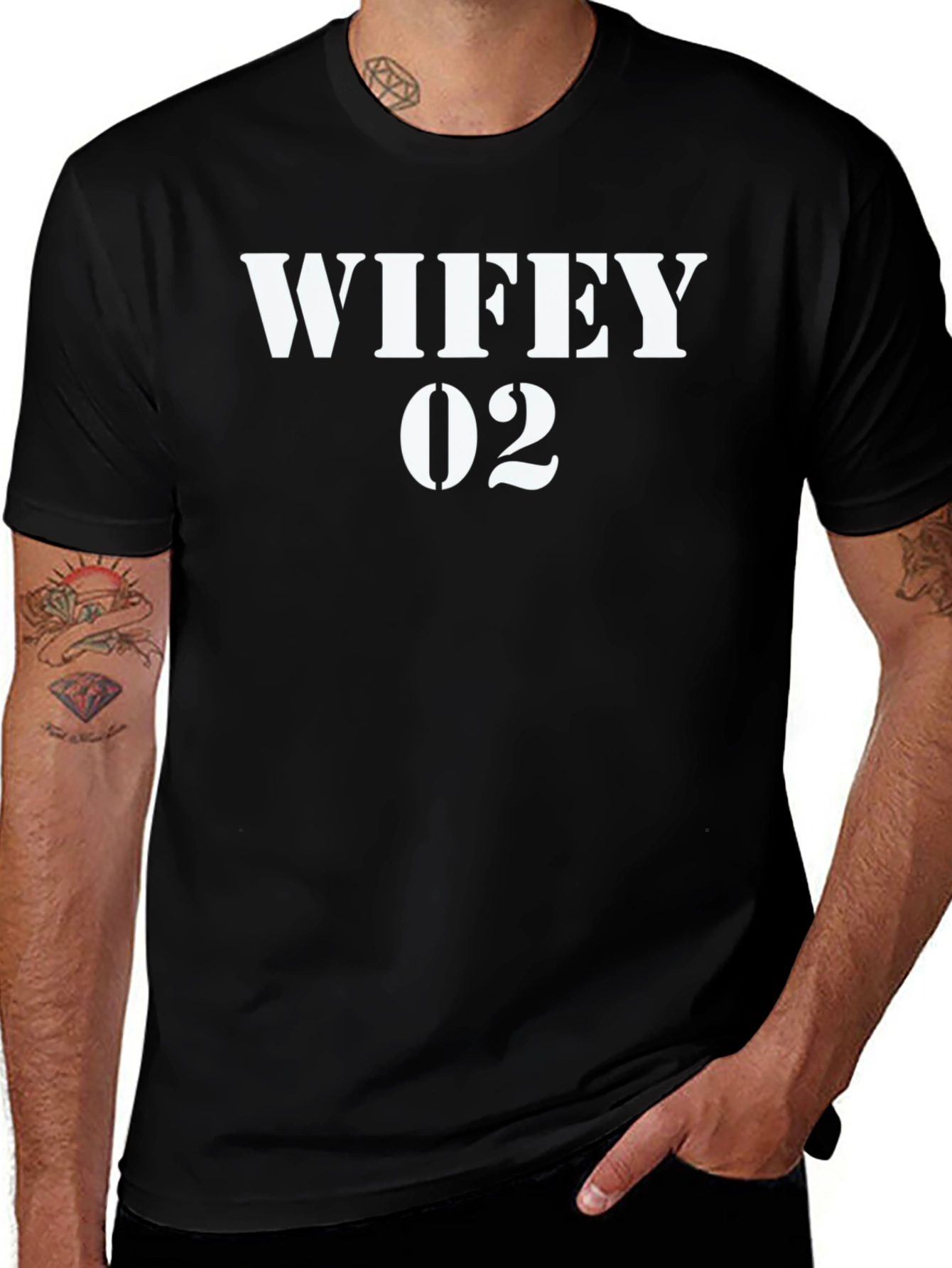 Wifey 02 Graphic T-Shirt - Stylish Couple Tee