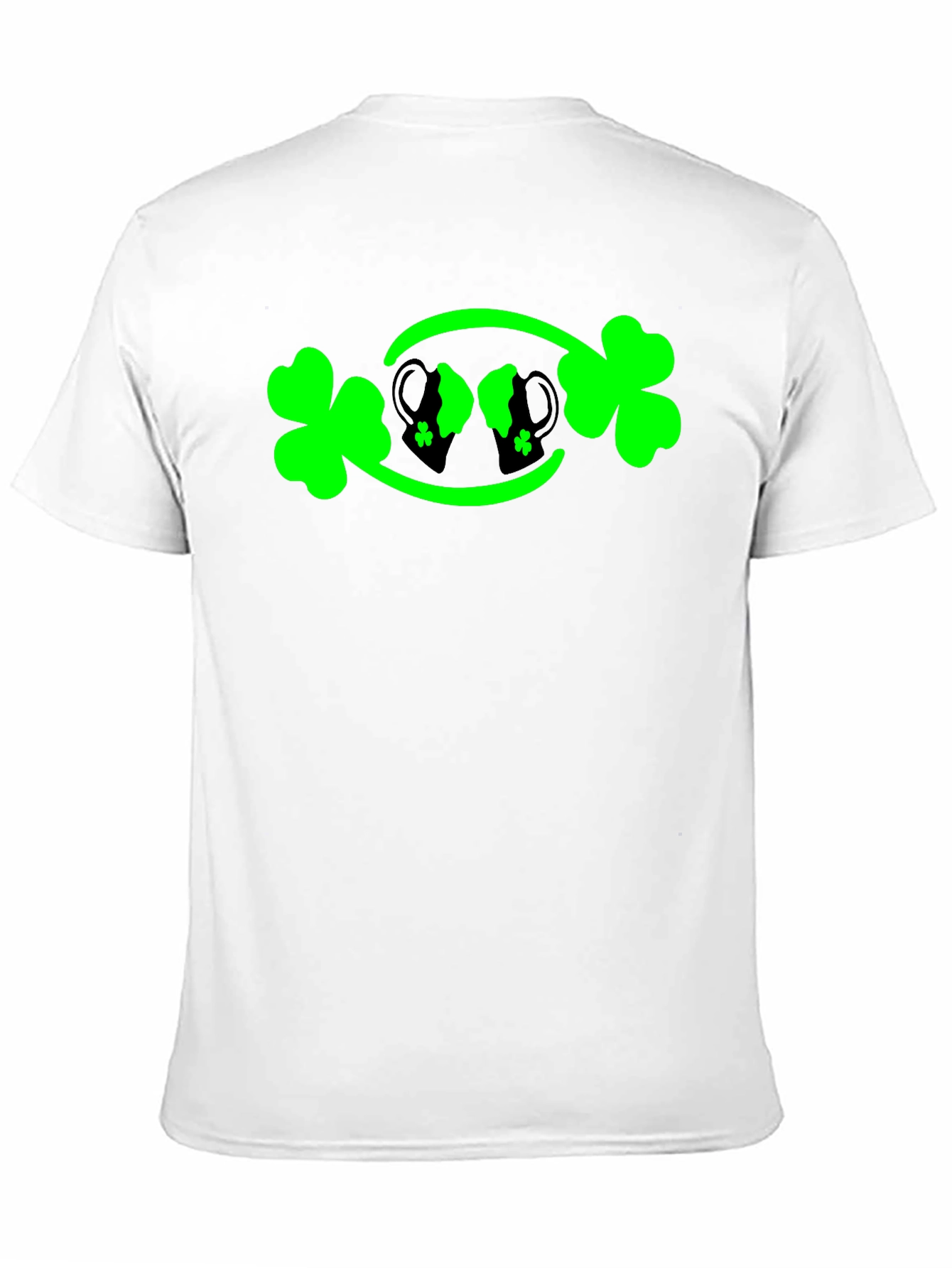 St. Patricks Day Shamrock & Beer Mug Graphic Tee