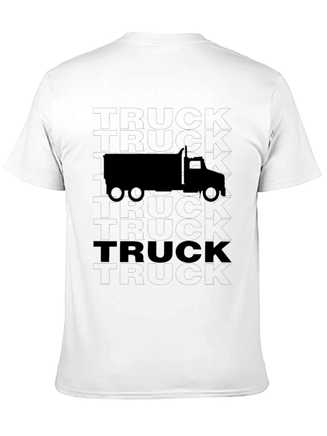 Black Truck Graphic Tee - Mens Casual Shirt