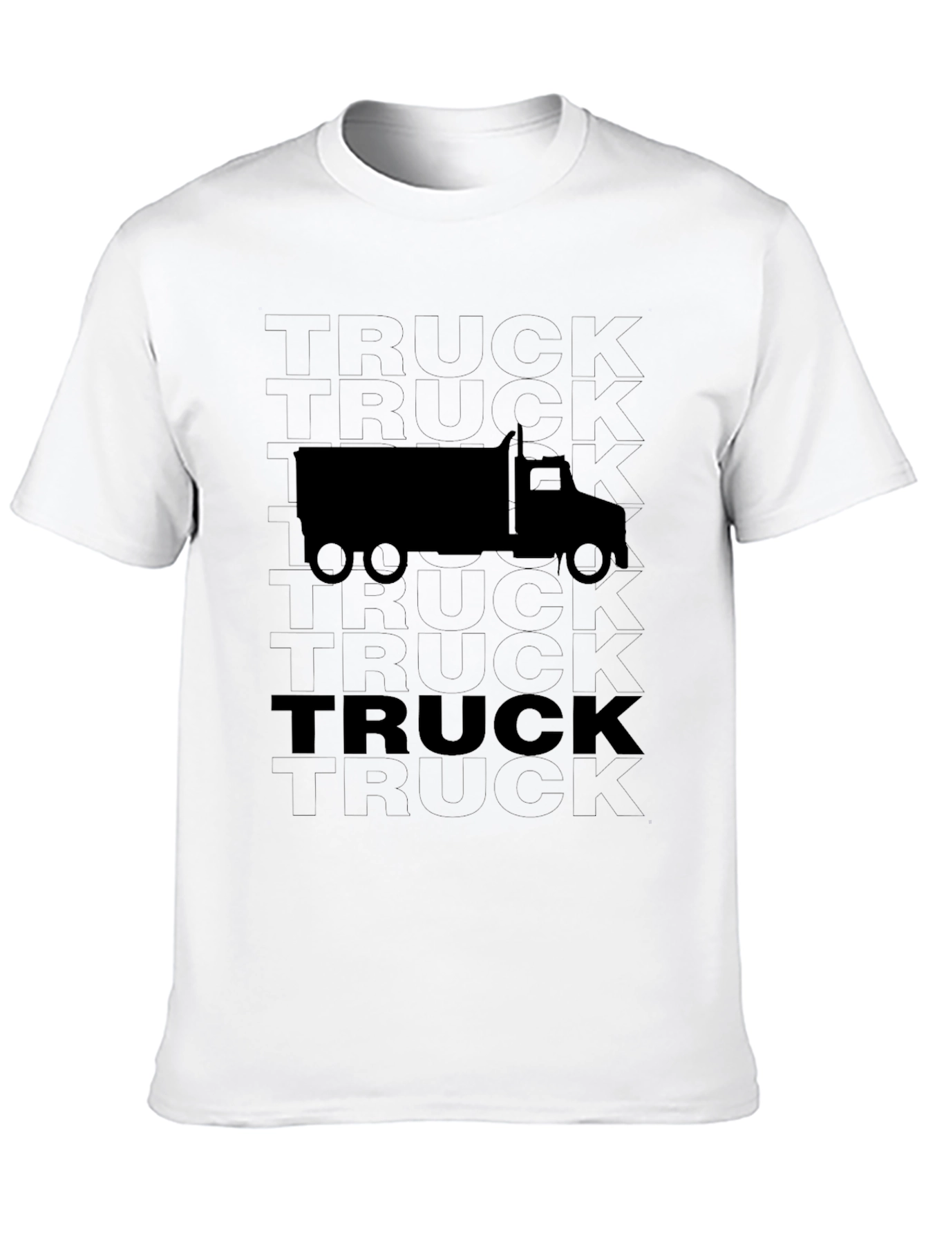 Black Truck Graphic Tee - Mens Casual Shirt