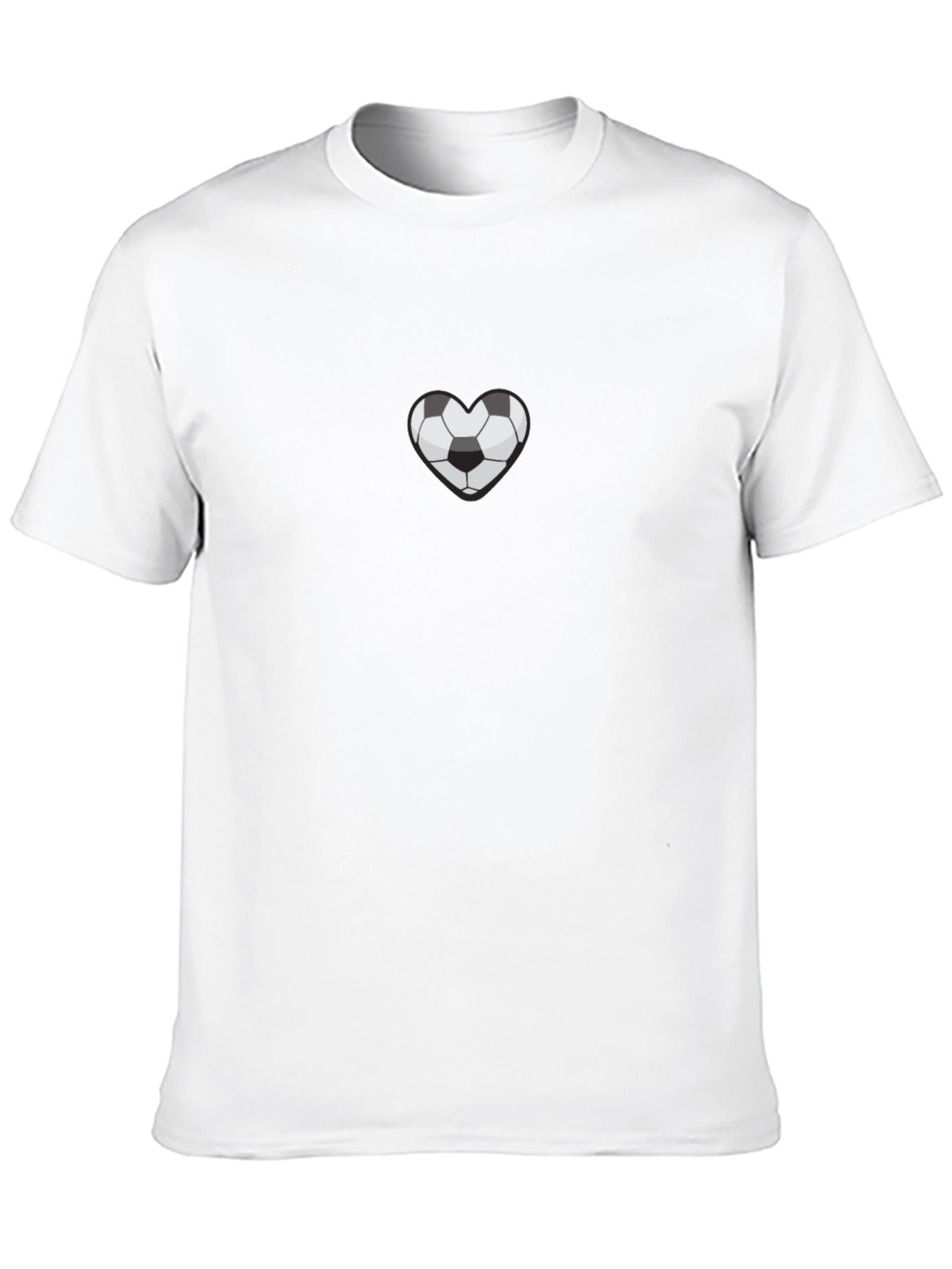 Soccer Heart Graphic Tee - Black