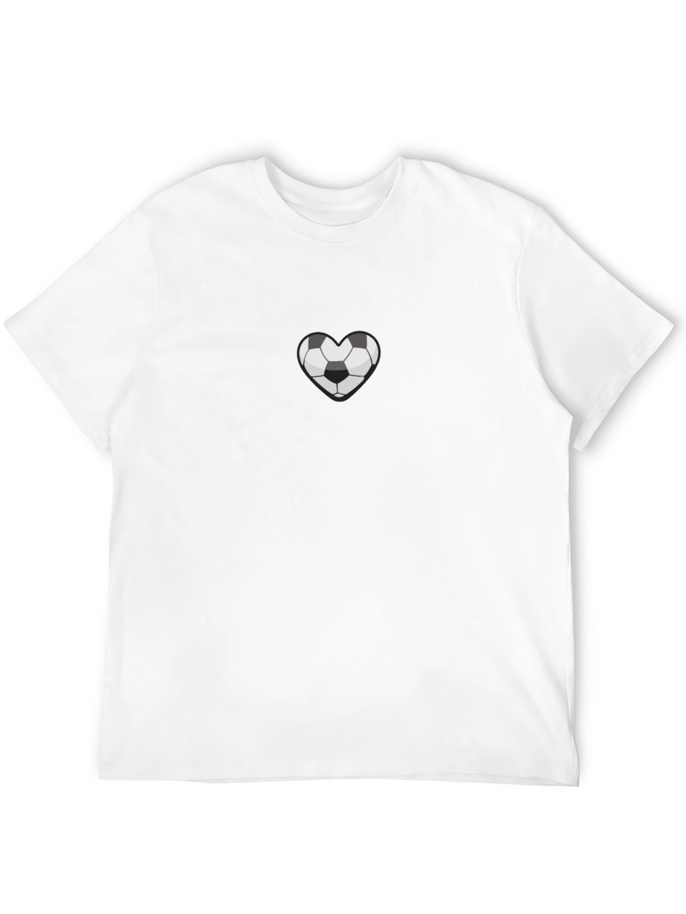 Soccer Heart Graphic Tee - Black