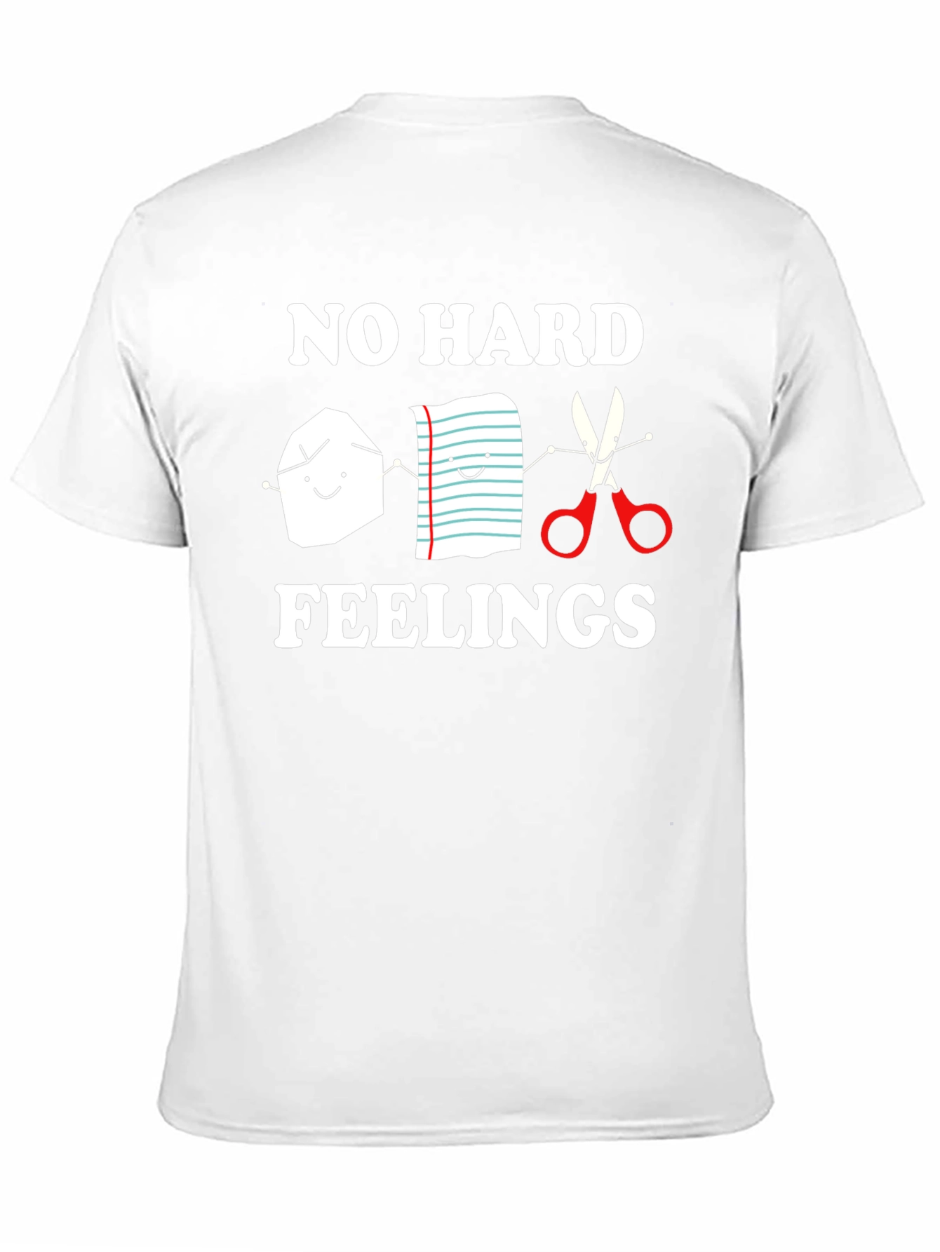 Rock Paper Scissors No Hard Feelings Graphic Tee