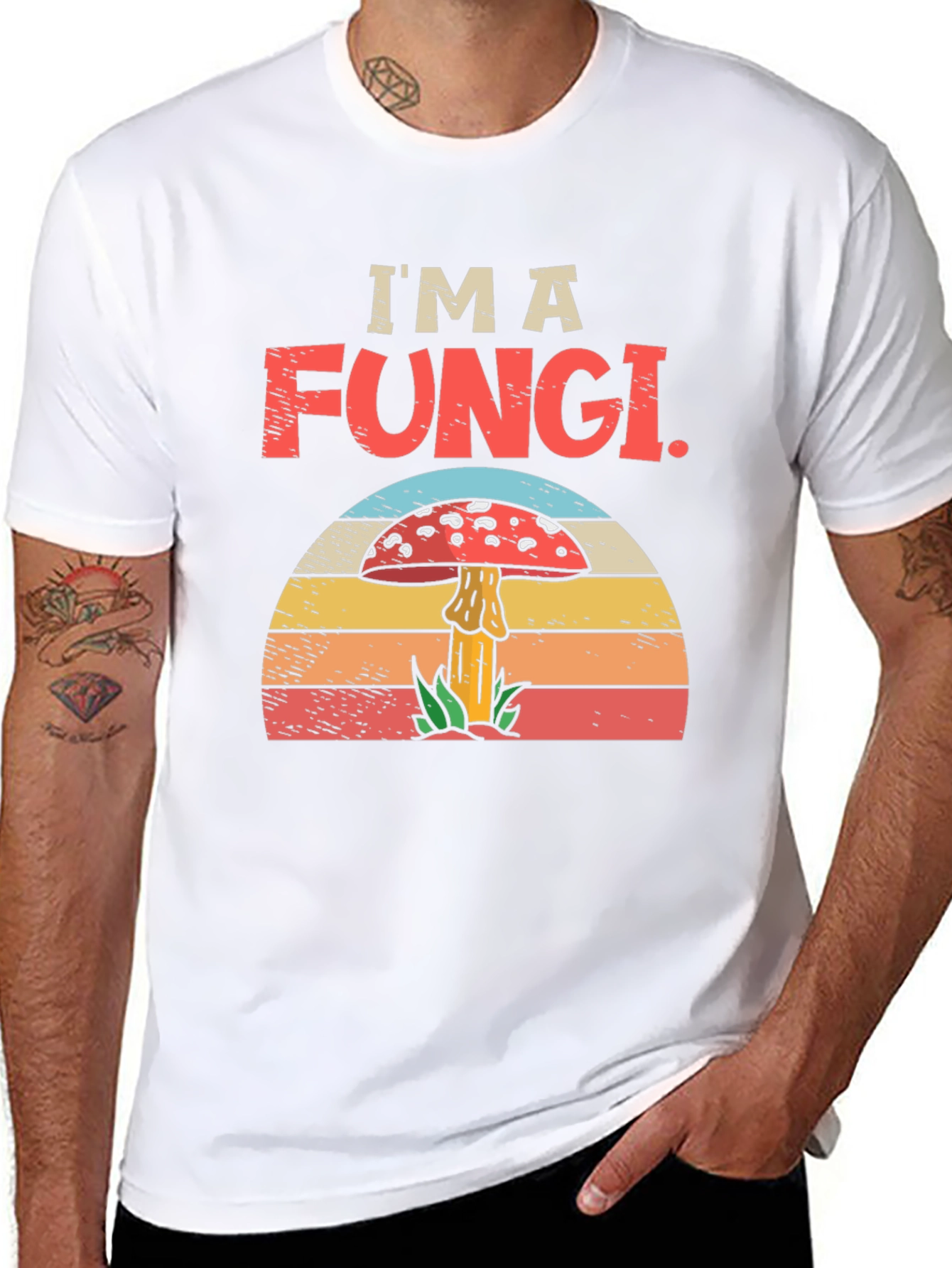 Im a Fungi T-Shirt Retro Mushroom Graphic Tee