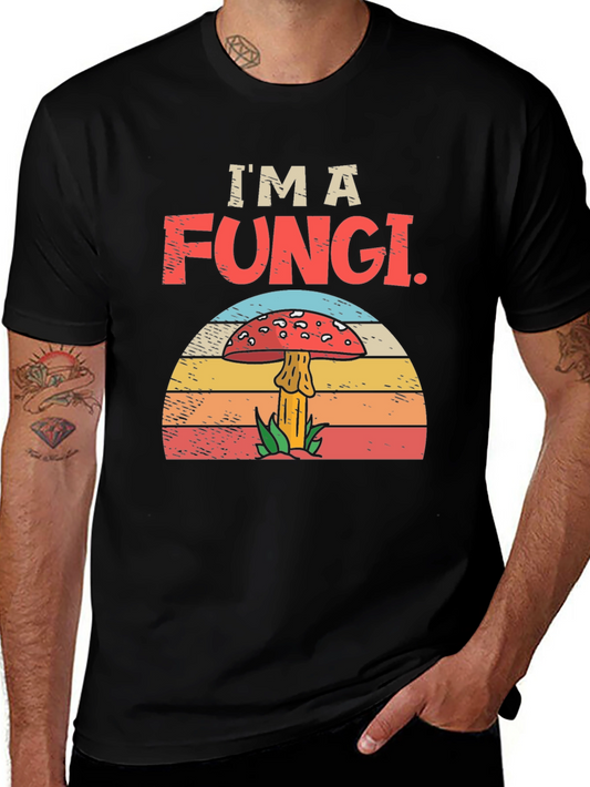 Im a Fungi T-Shirt Retro Mushroom Graphic Tee