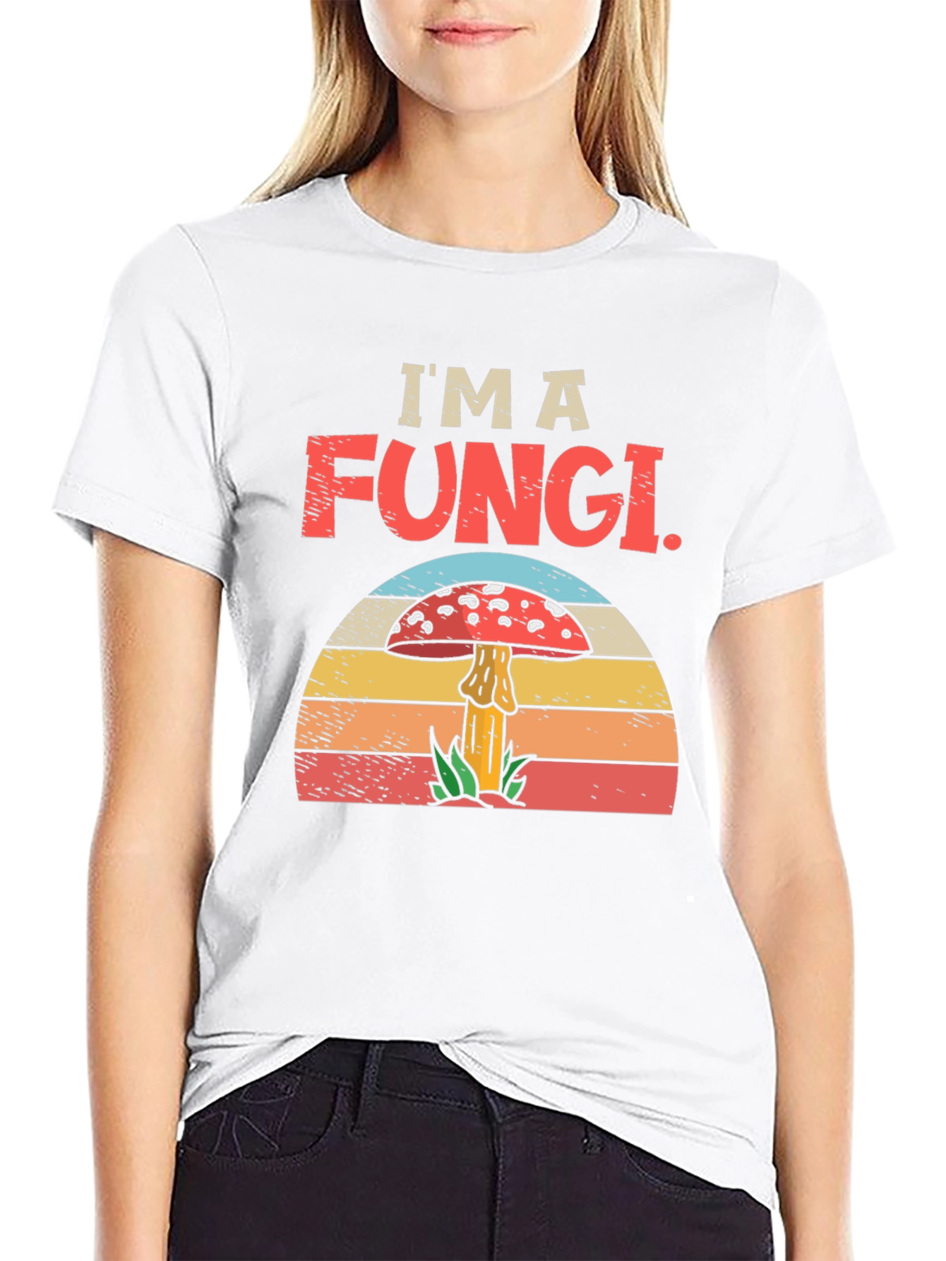 Im a Fungi T-Shirt Retro Mushroom Graphic Tee