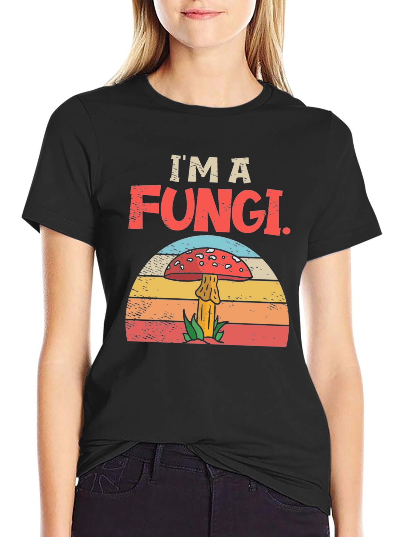 Im a Fungi T-Shirt Retro Mushroom Graphic Tee