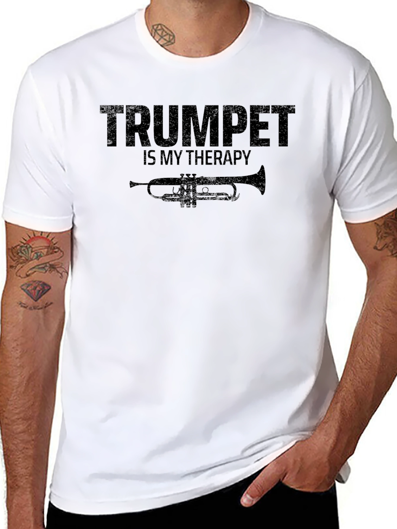 Trumpet Therapy T-Shirt - Musician Gift