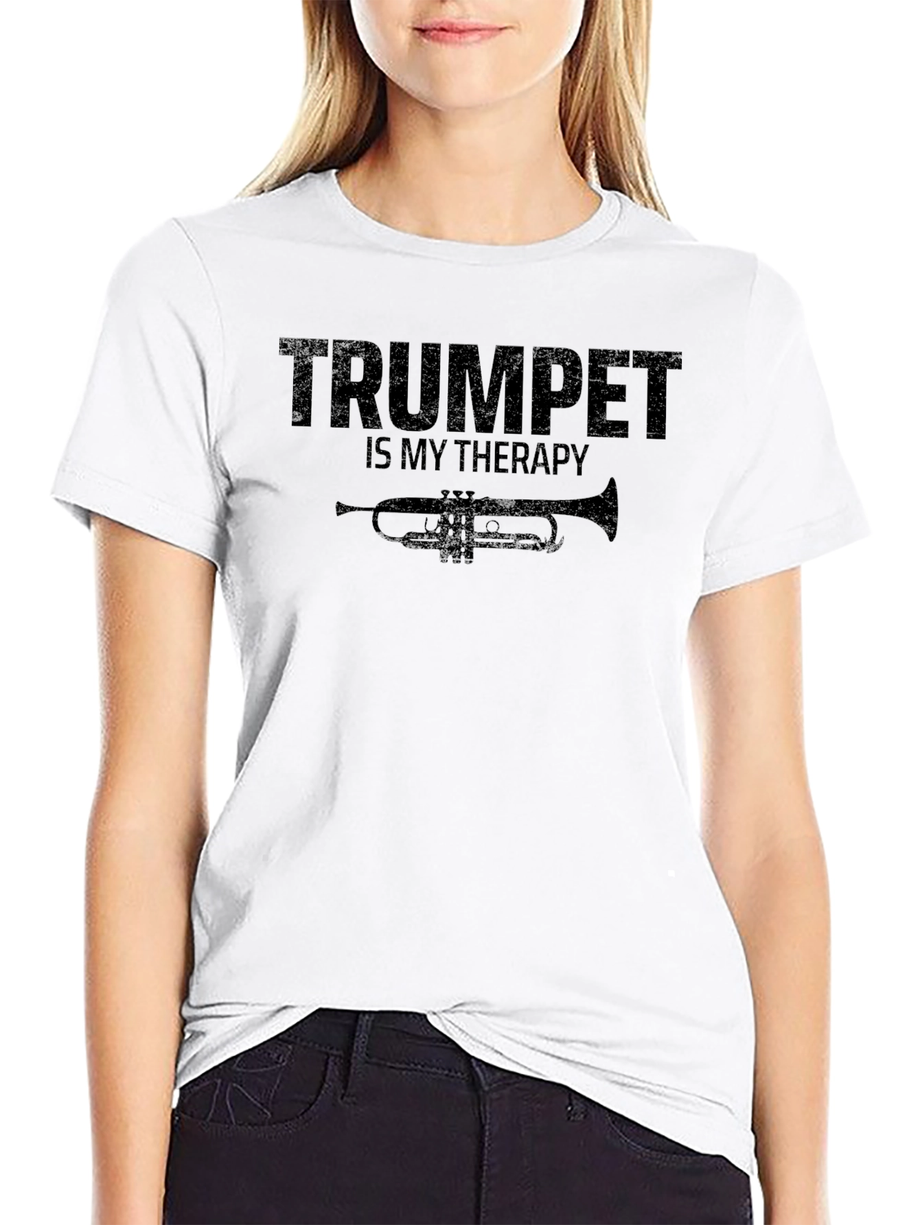Trumpet Therapy T-Shirt - Musician Gift
