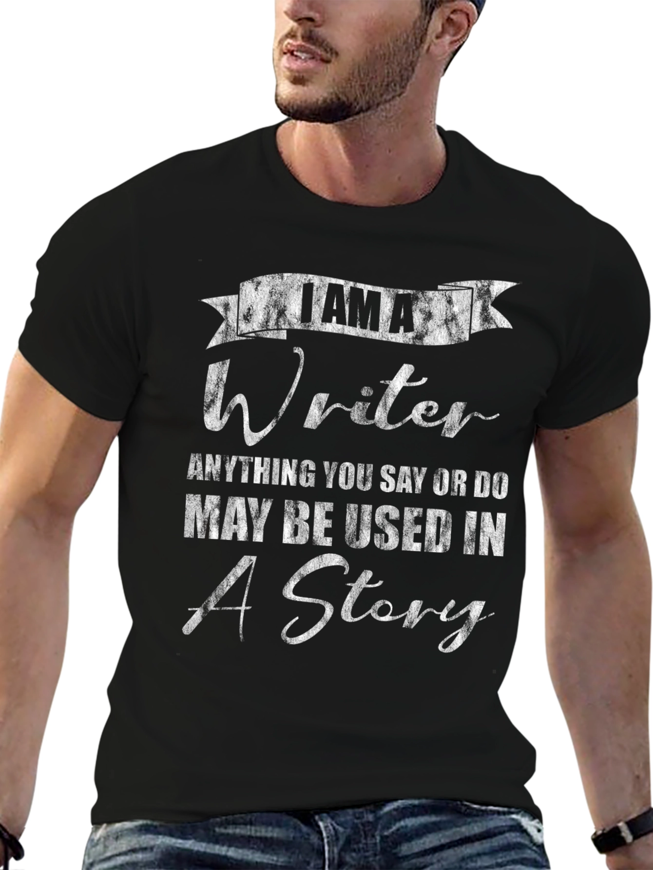 I am a Writer Novelty Graphic T-Shirt