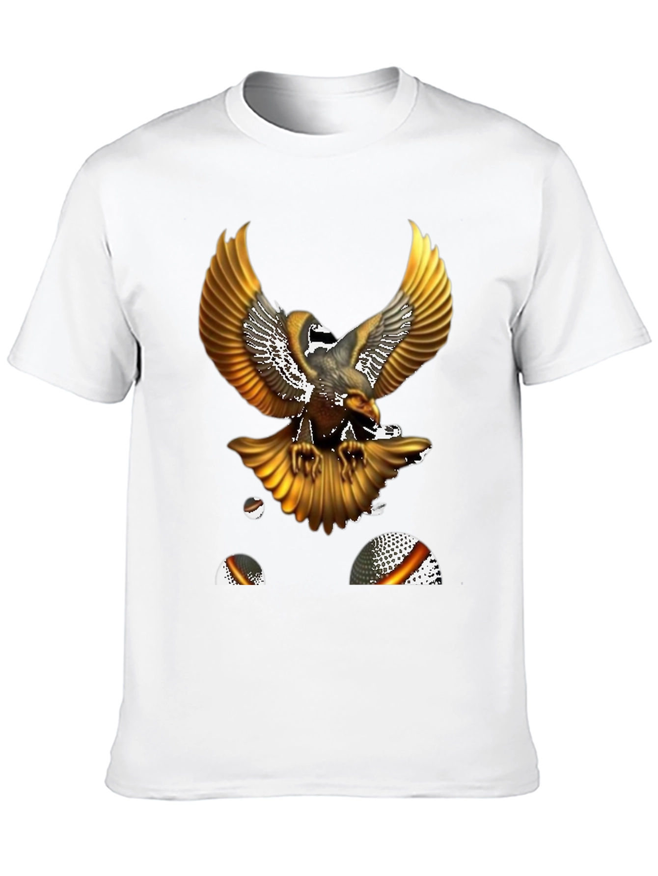 Golden Eagle Graphic Tee - Mens Black T-Shirt