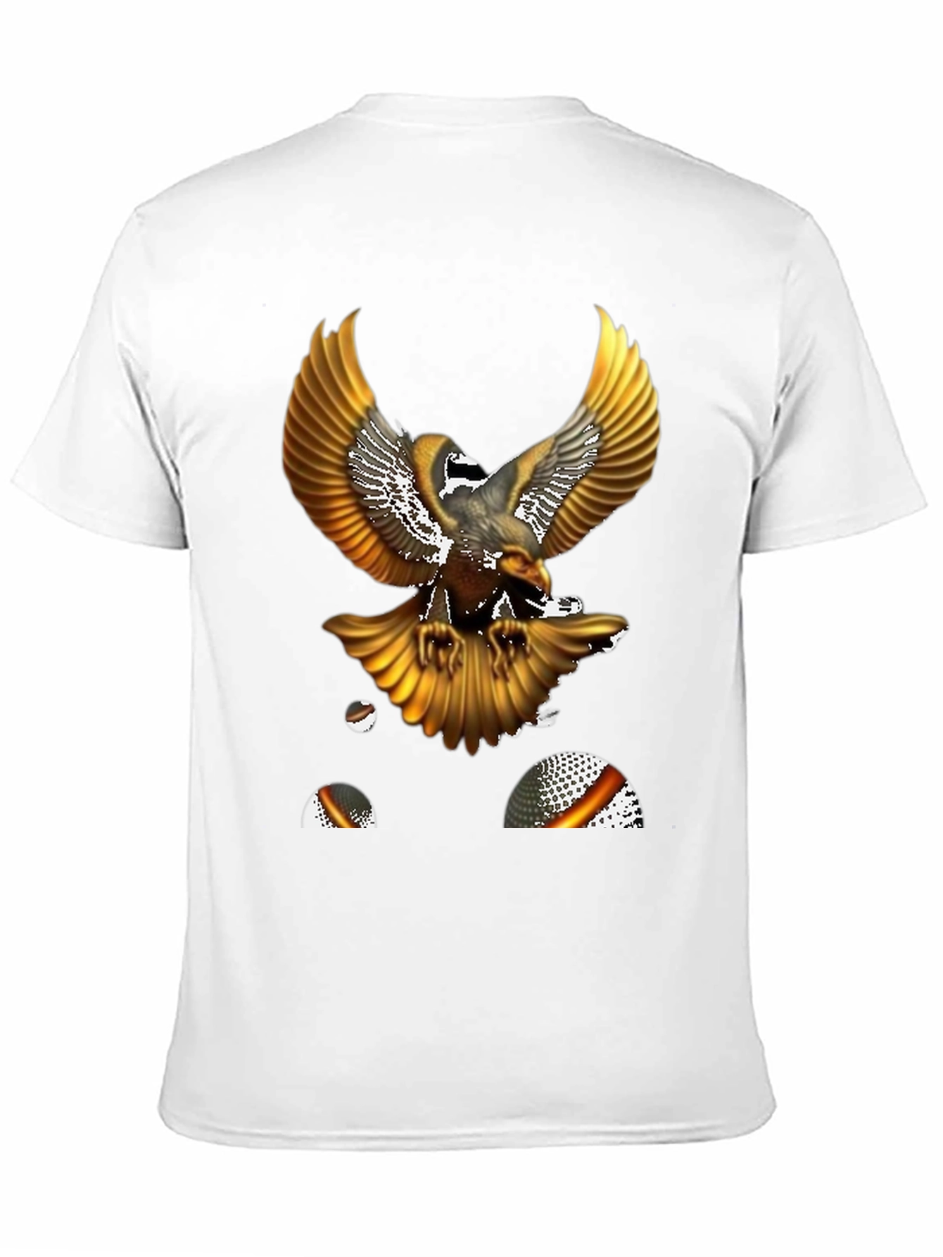 Golden Eagle Graphic Tee - Mens Black T-Shirt
