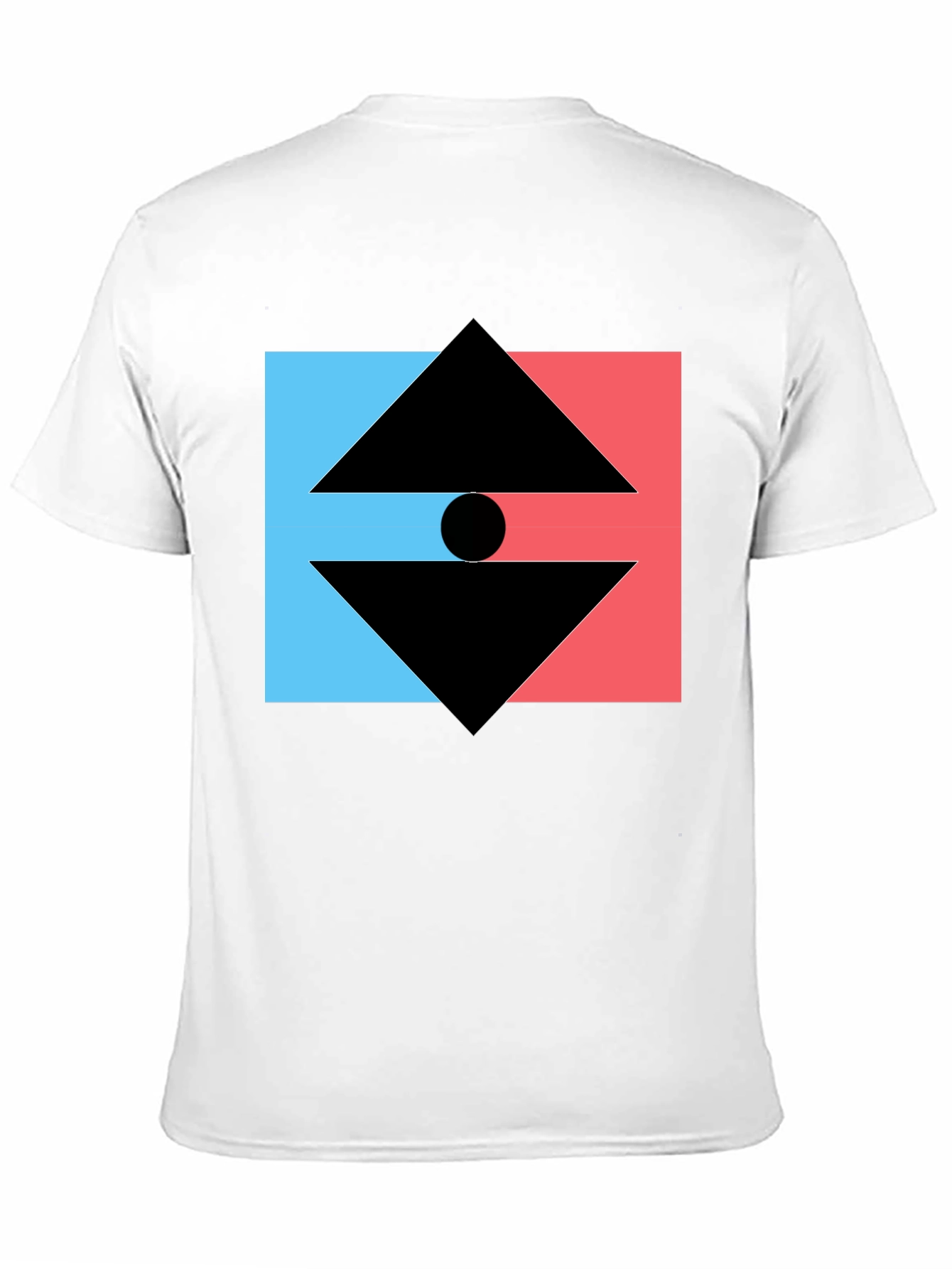 Geometric Graphic Tee - Modern Design T-Shirt