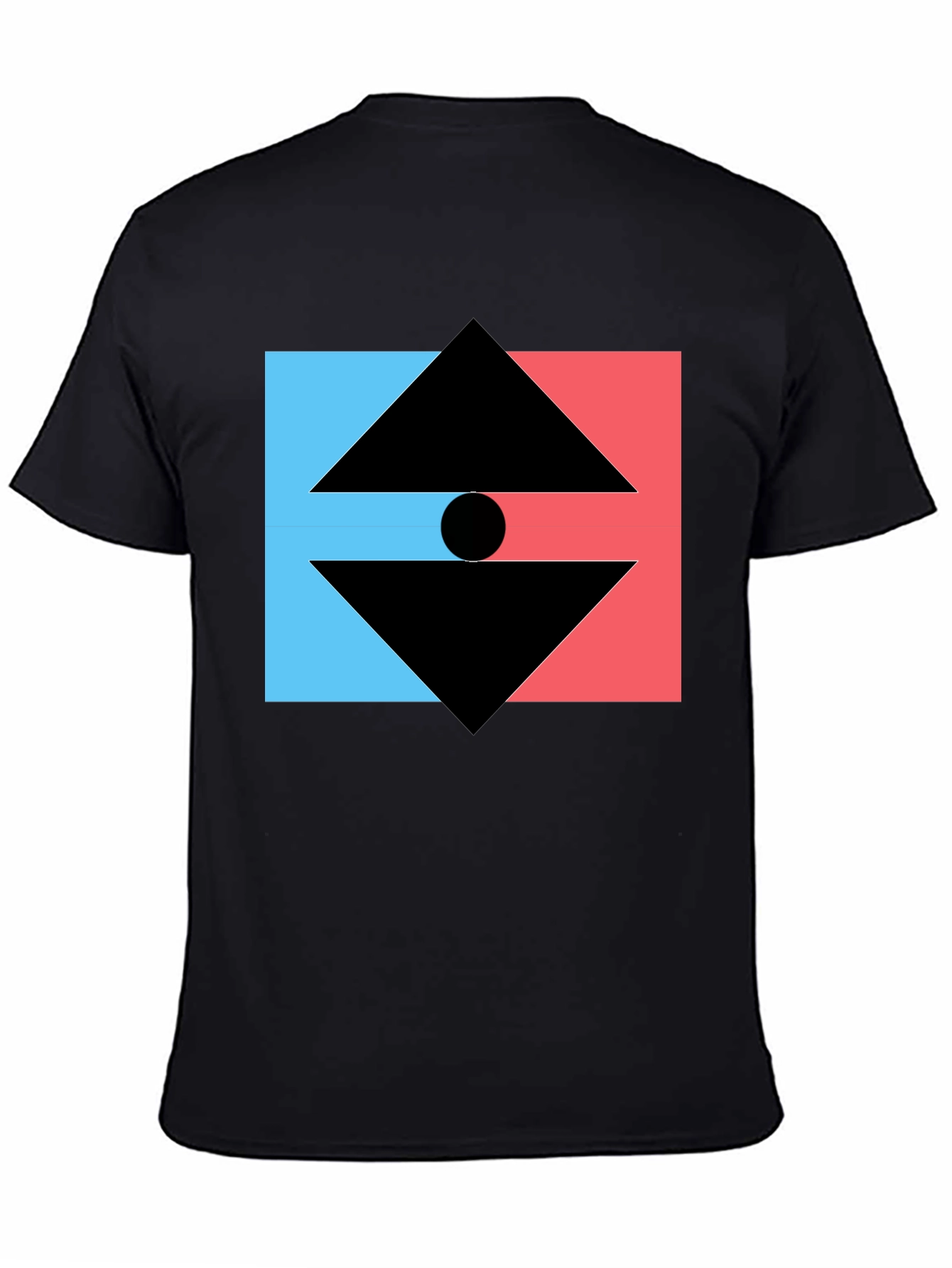 Geometric Graphic Tee - Modern Design T-Shirt