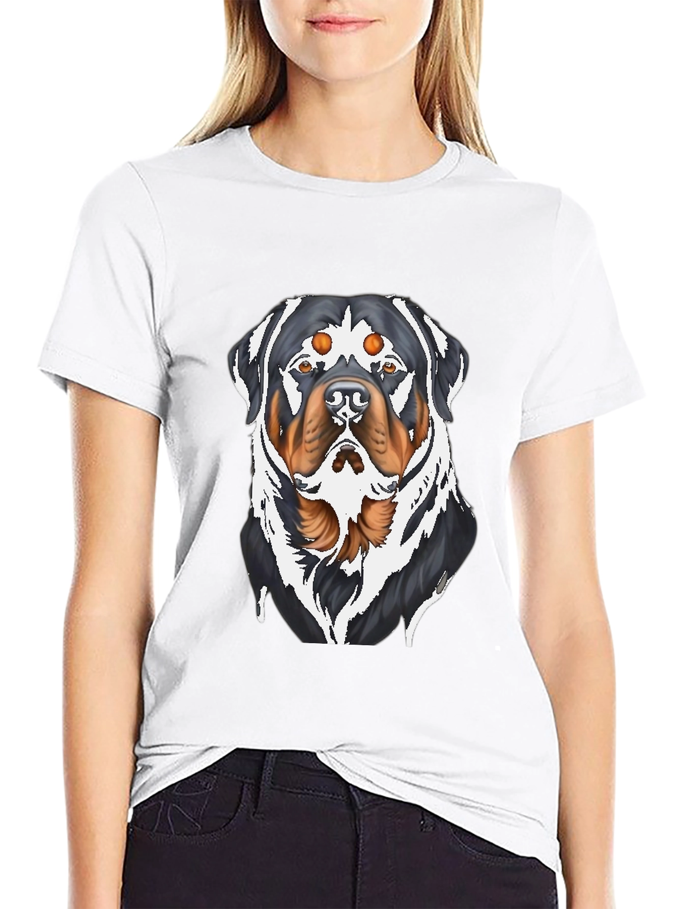 Rottweiler Graphic T-Shirt - Bold Dog Lover Tee