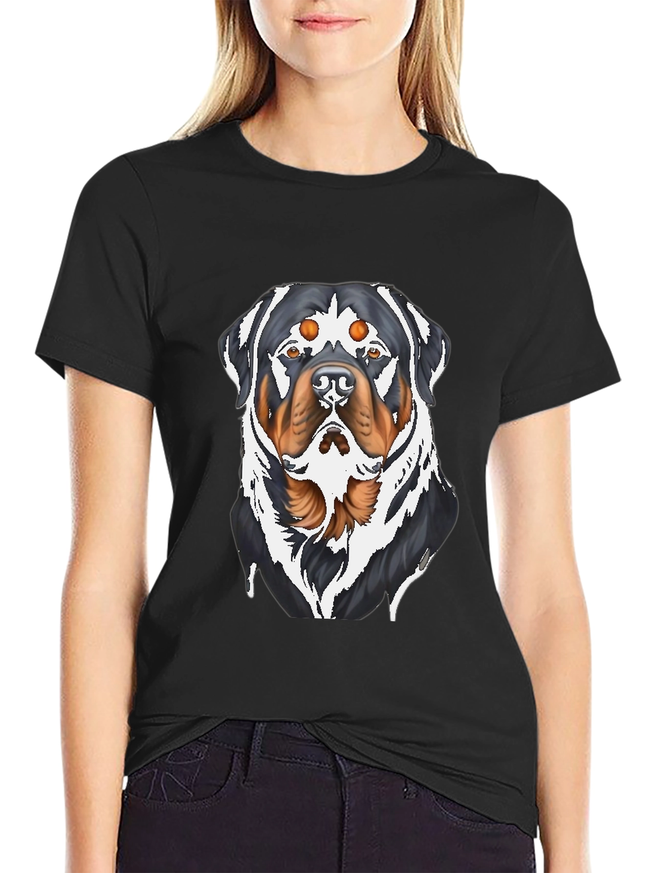 Rottweiler Graphic T-Shirt - Bold Dog Lover Tee