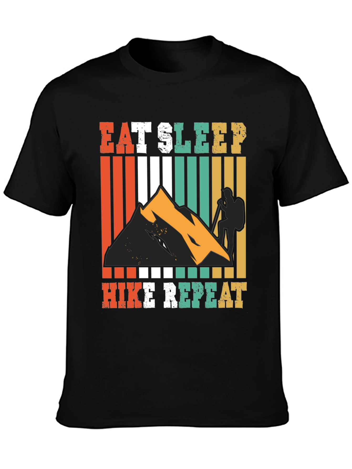 Eat Sleep Hike Repeat T-Shirt - Outdoor Adventure