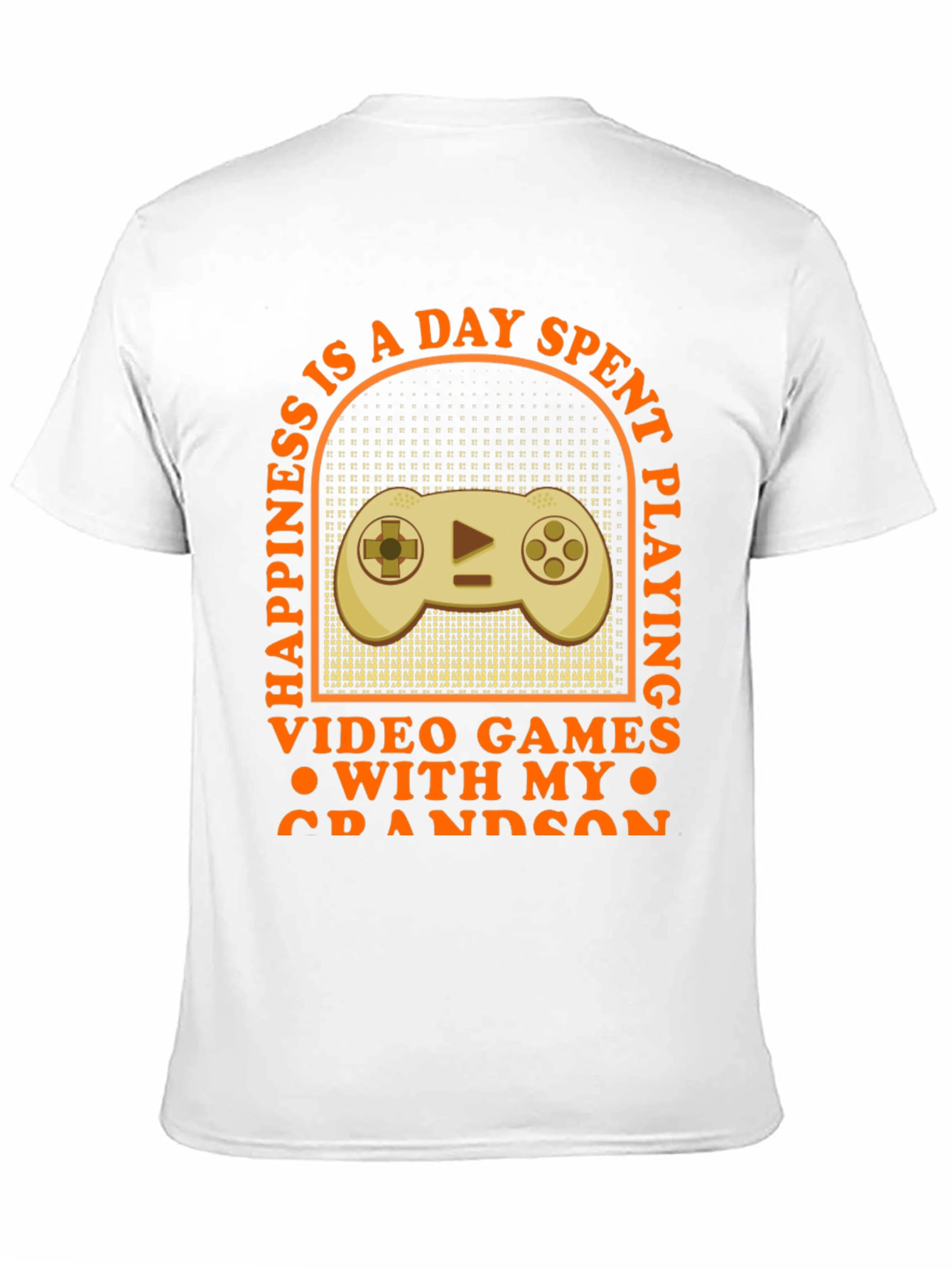 Gamer Grandson T-Shirt: Happiness Is Playing Video Games