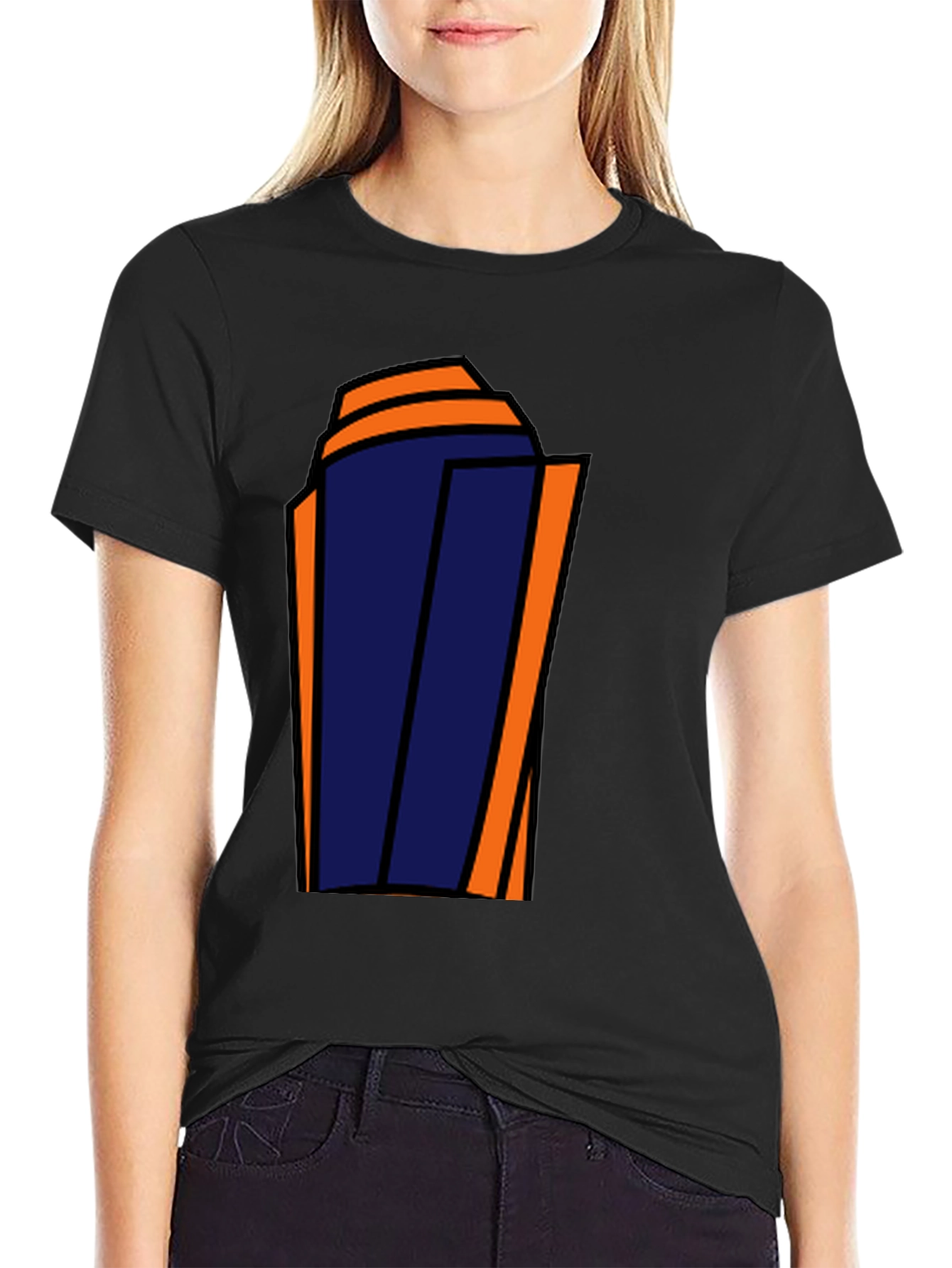 Abstract Building Graphic Tee - Urban Style