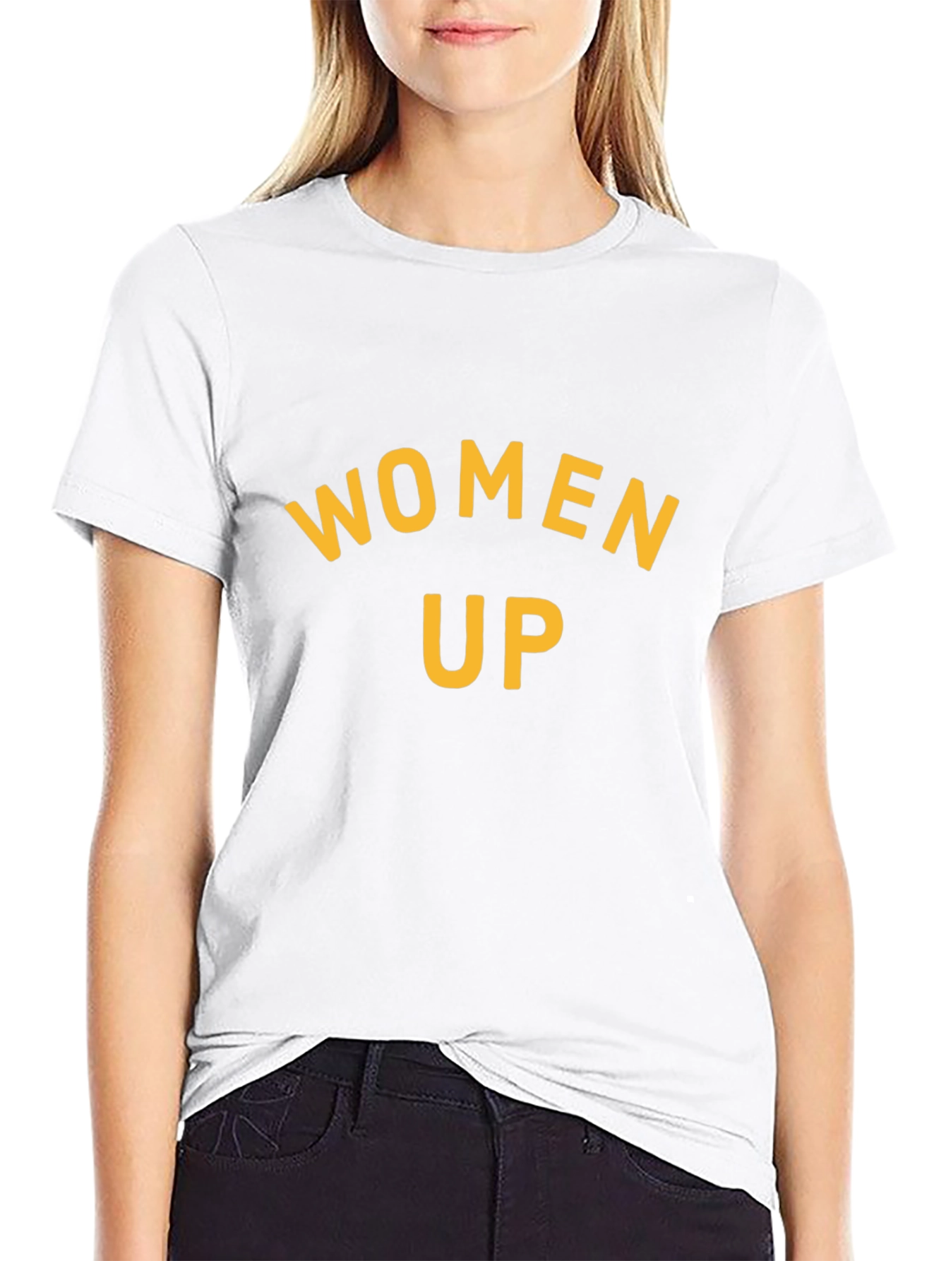 Women Up Graphic Tee - Empowering Design