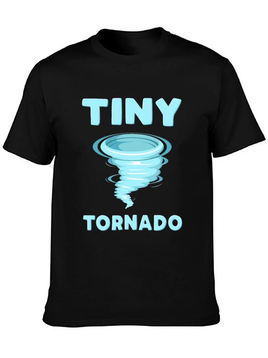 Tiny Tornado Graphic T-Shirt Novelty Weather Tee