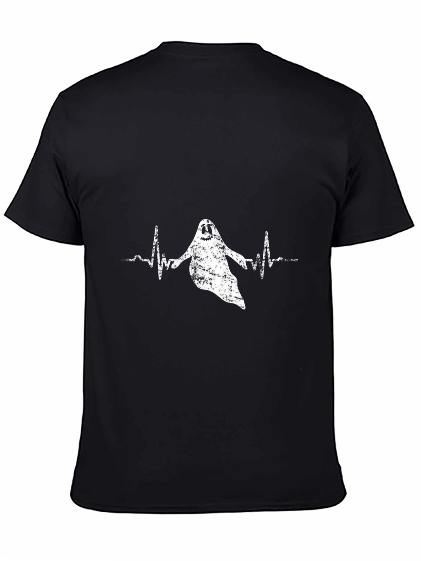 Ghost Heartbeat T-Shirt - Spooky Fun!