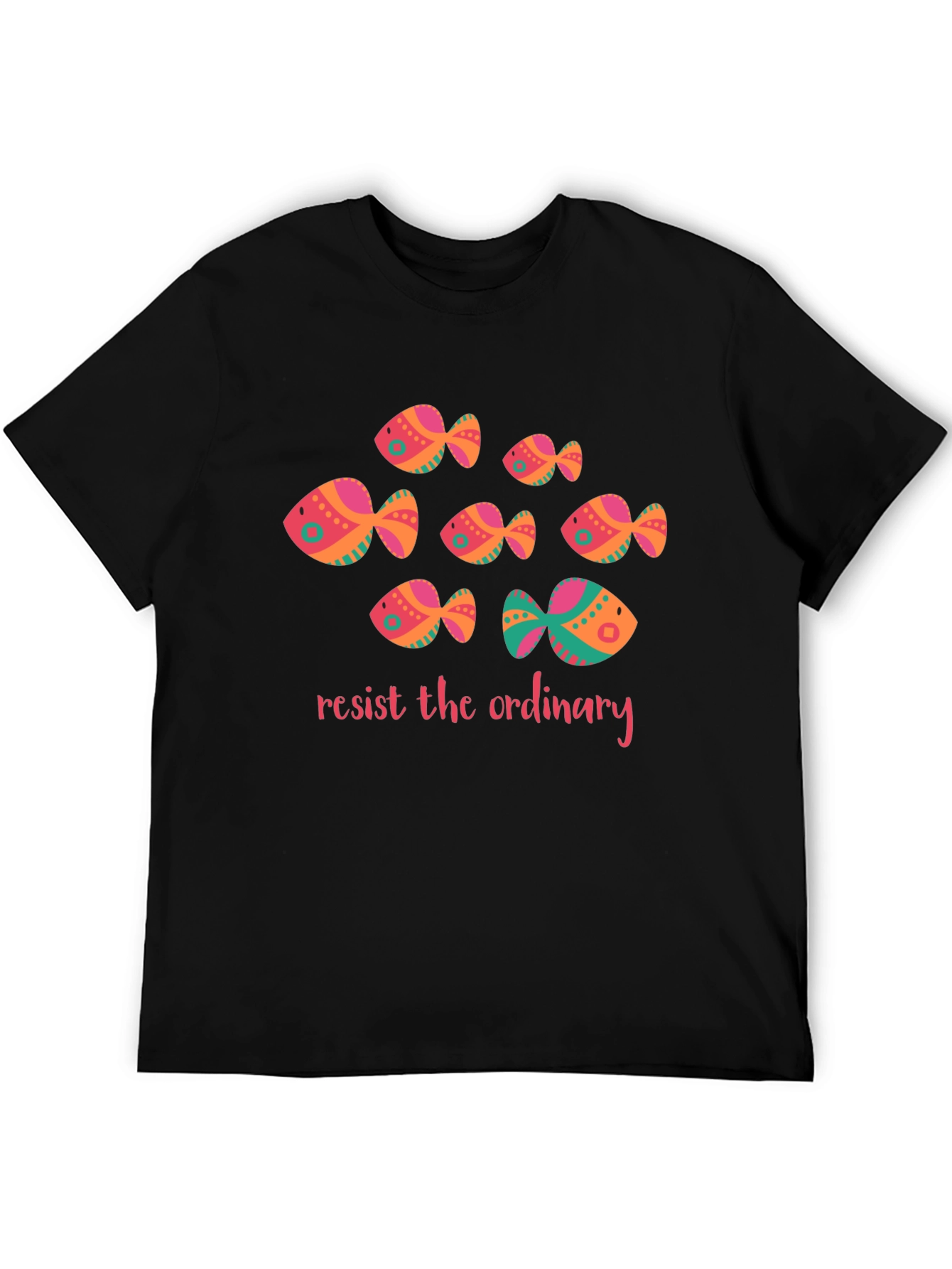 Resist the Ordinary Fish Graphic Tee