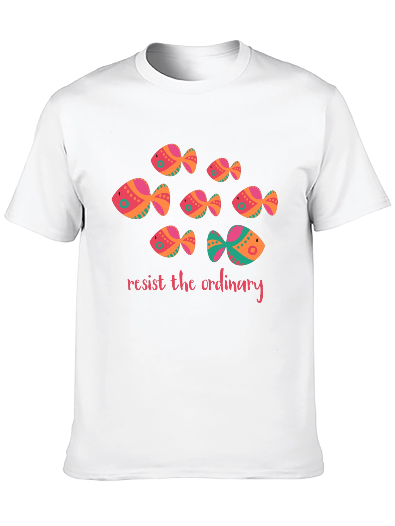 Resist the Ordinary Fish Graphic Tee