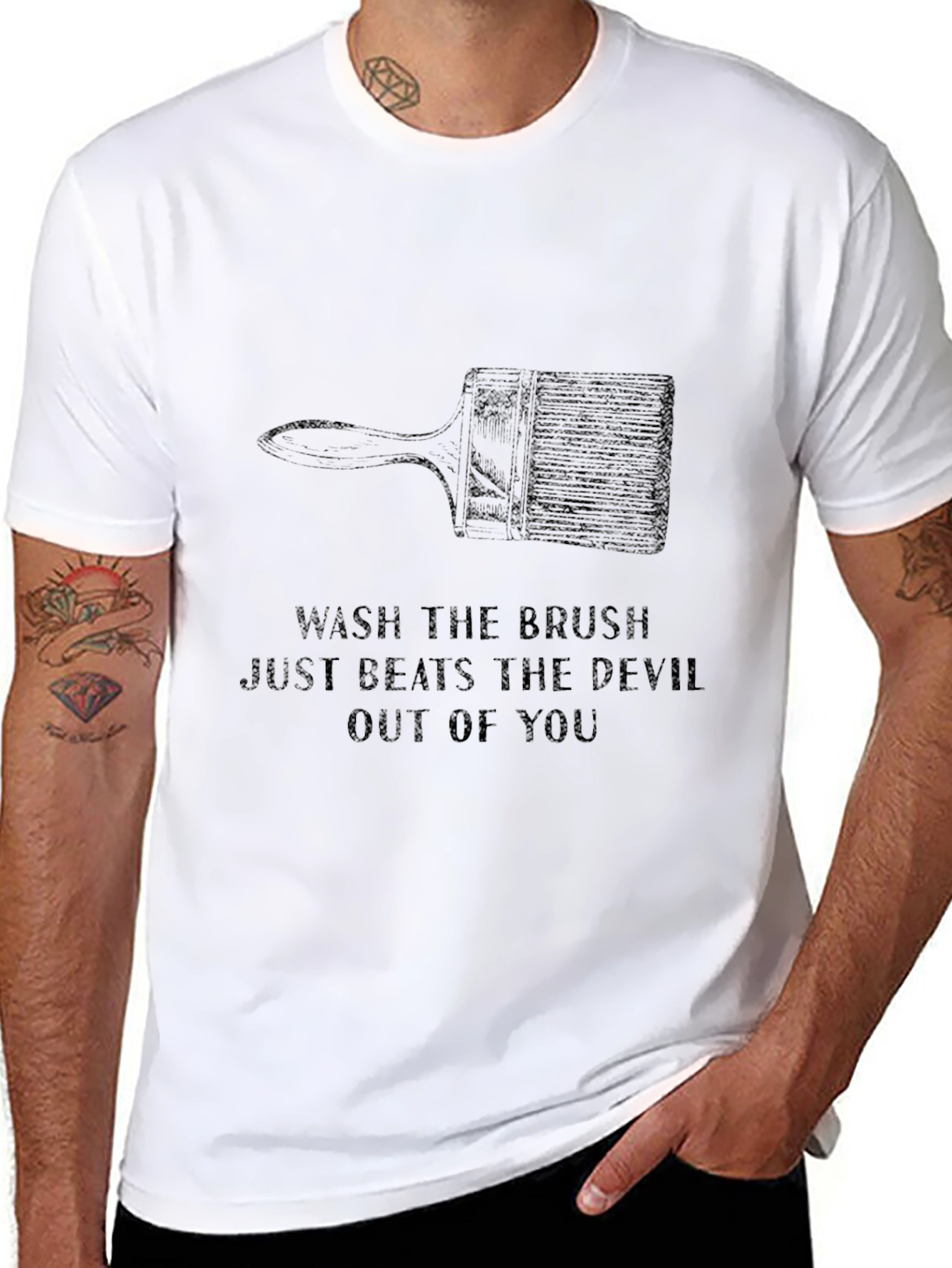 Wash the Brush Graphic Tee