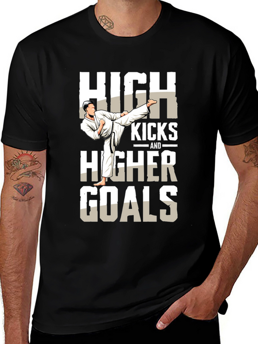 High Kicks & Higher Goals Graphic T-Shirt