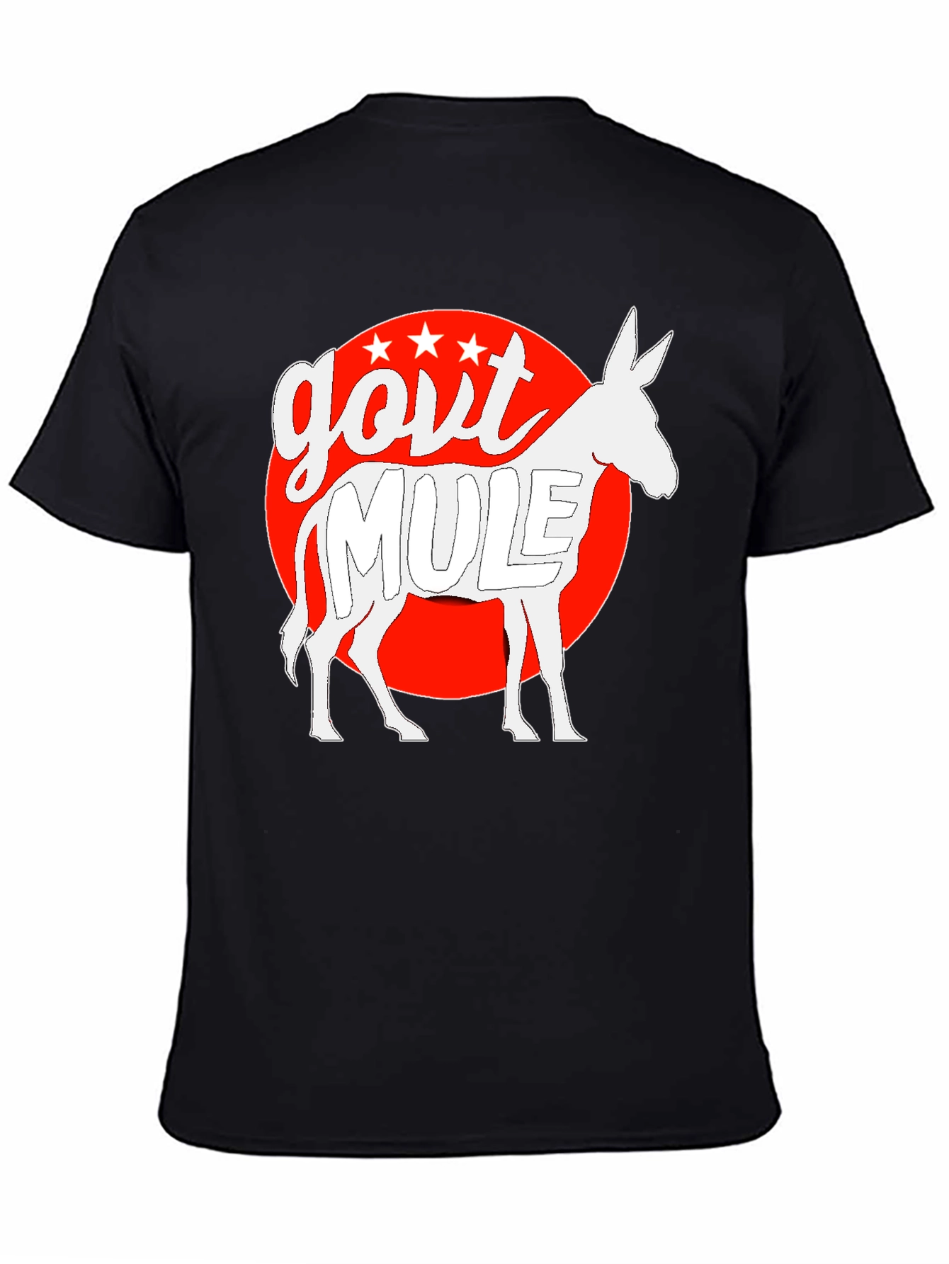 Govt Mule Graphic T-Shirt - Black Cotton Tee
