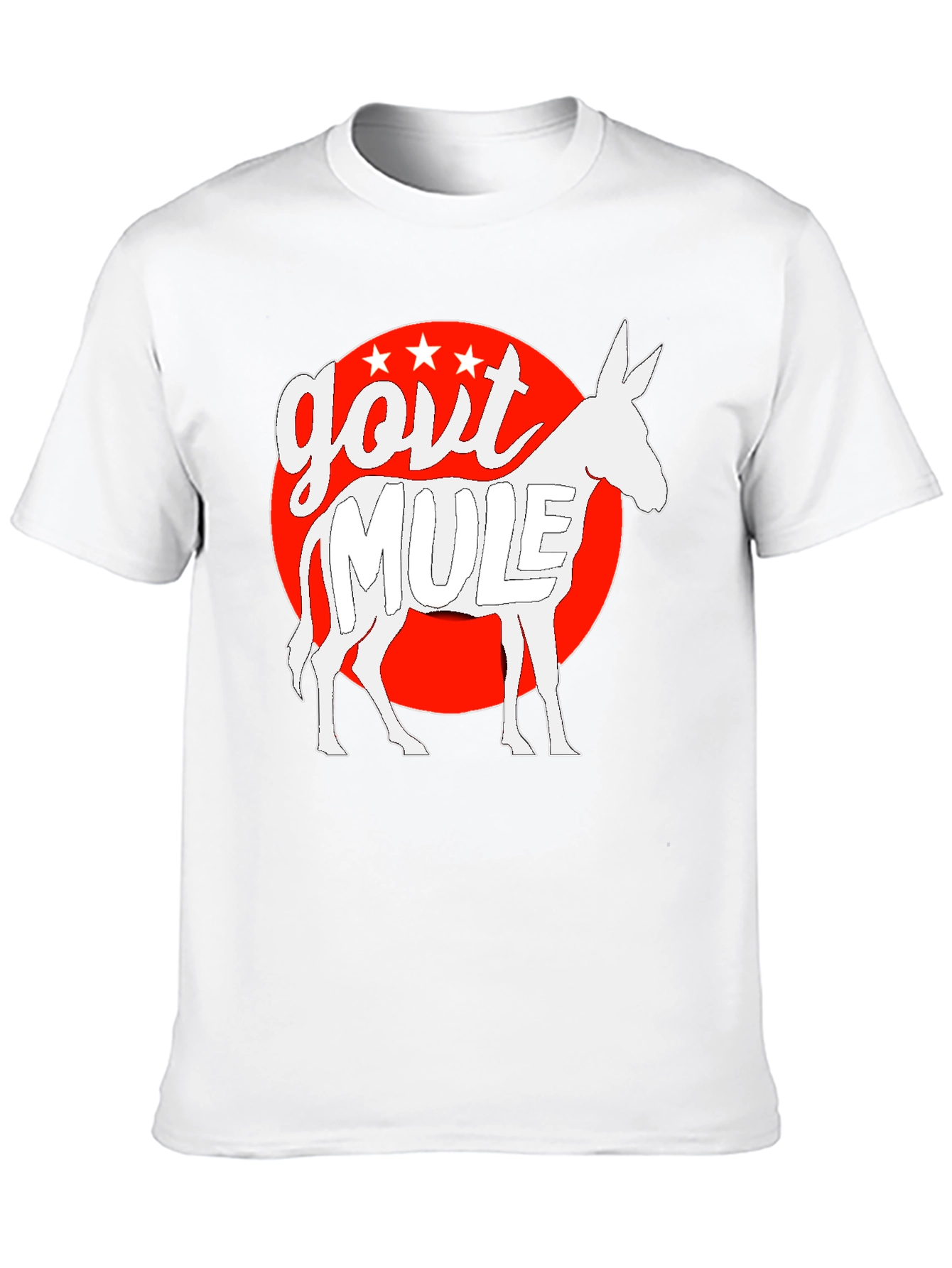 Govt Mule Graphic T-Shirt - Black Cotton Tee