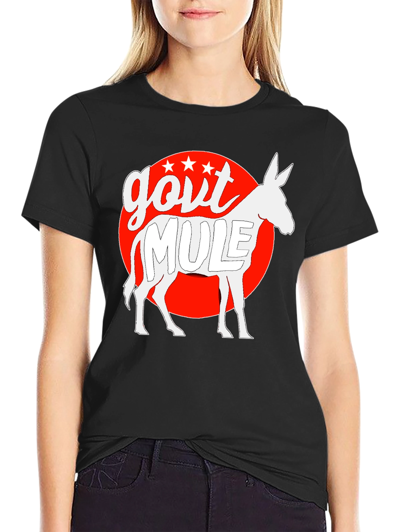 Govt Mule Graphic T-Shirt - Black Cotton Tee