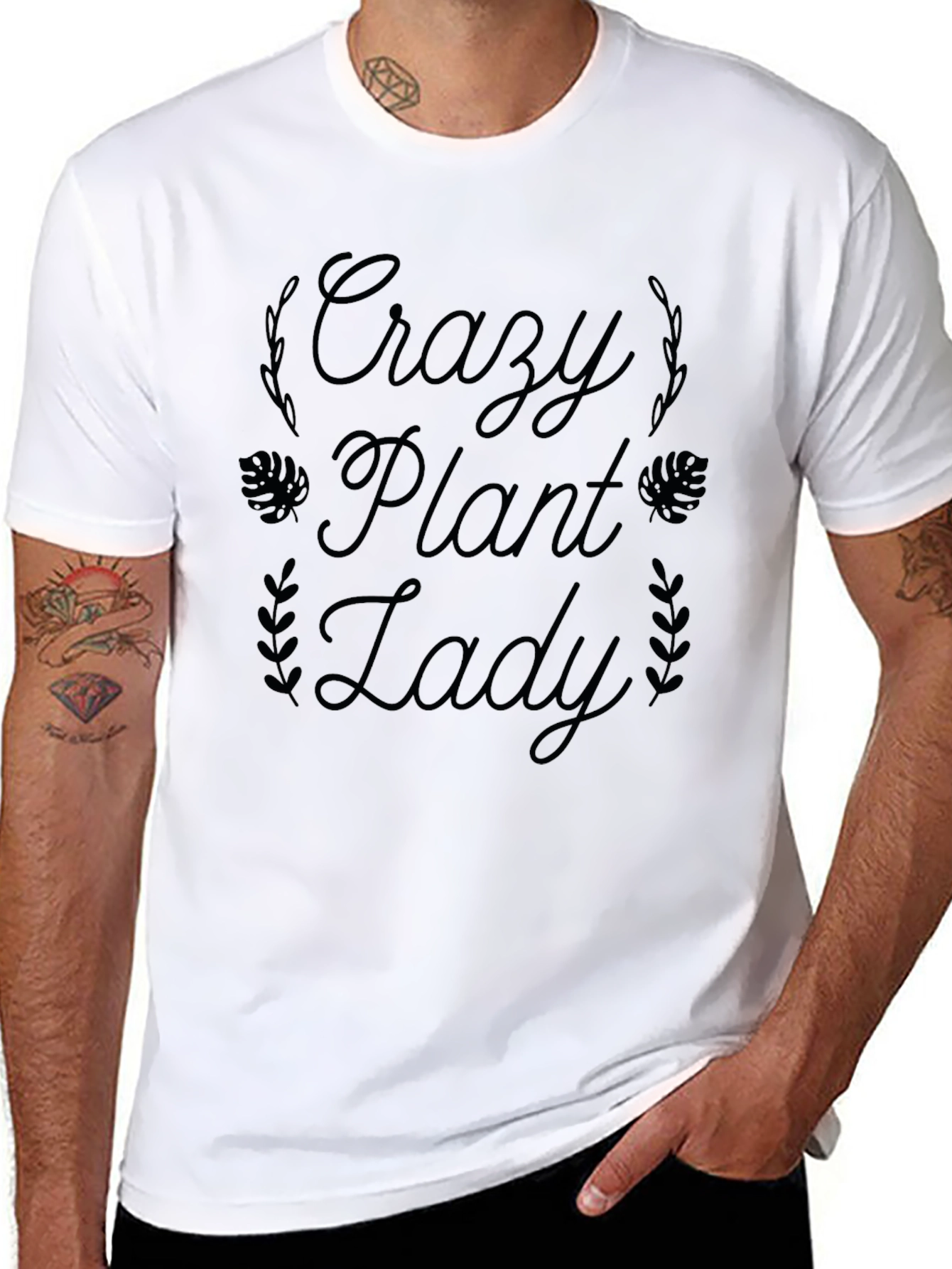 Crazy Plant Lady Graphic T-Shirt