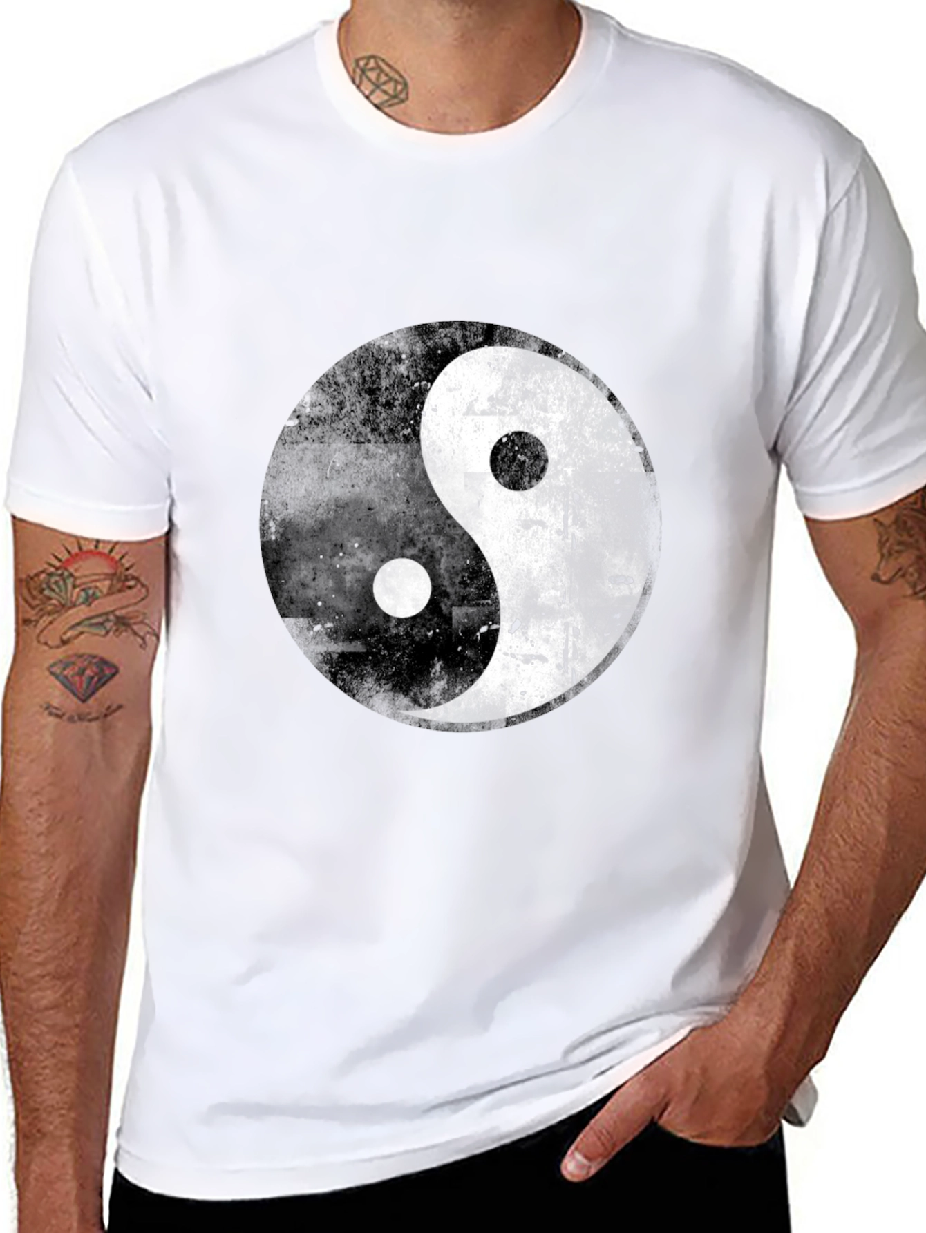 Yin Yang Graphic Tee - Balance & Style