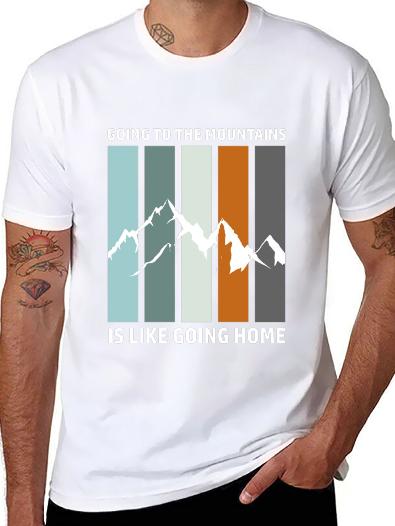 Mountain Home Graphic Tee - Black
