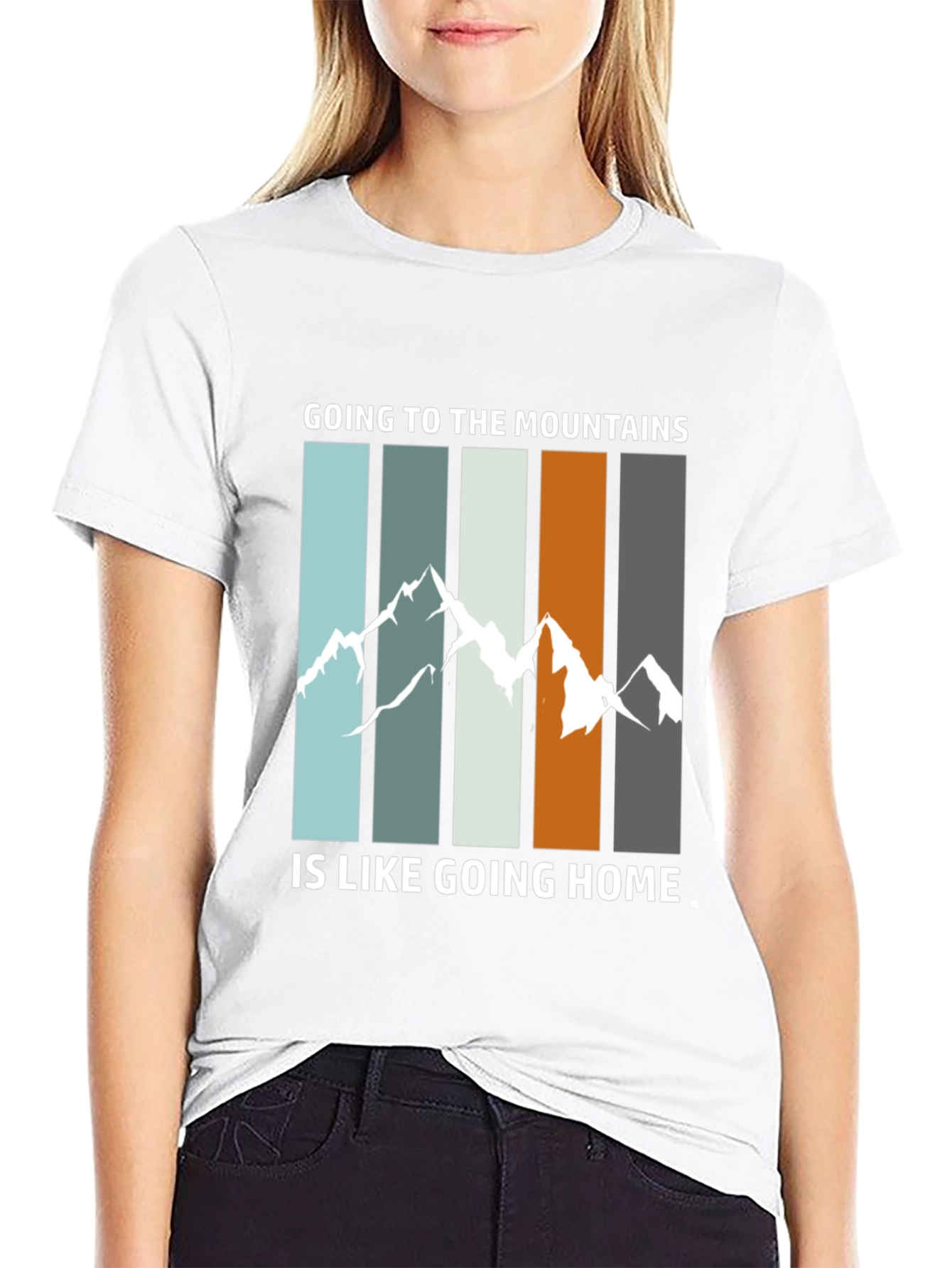 Mountain Home Graphic Tee - Black
