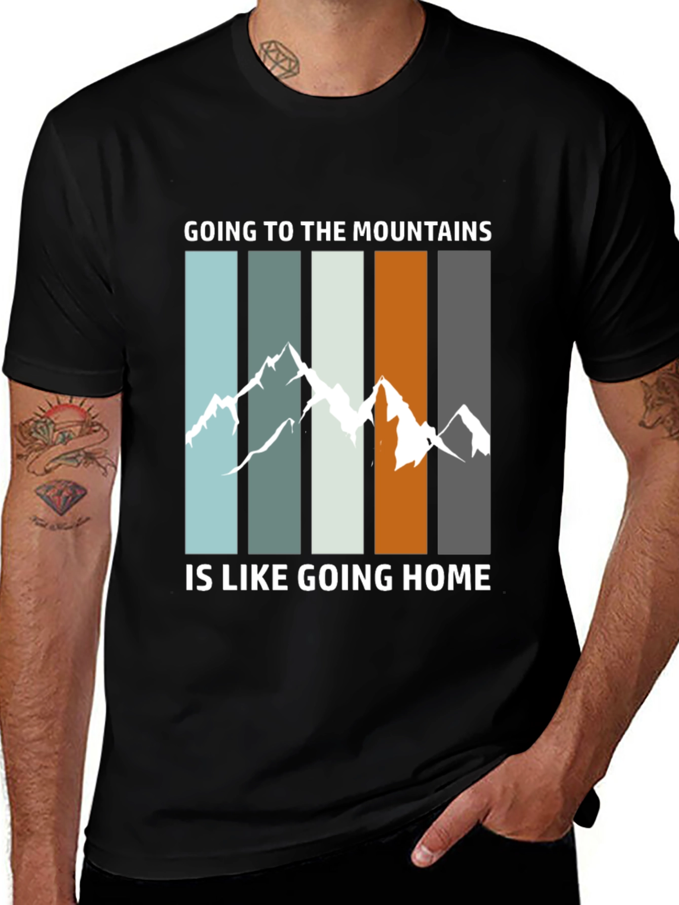 Mountain Home Graphic Tee - Black