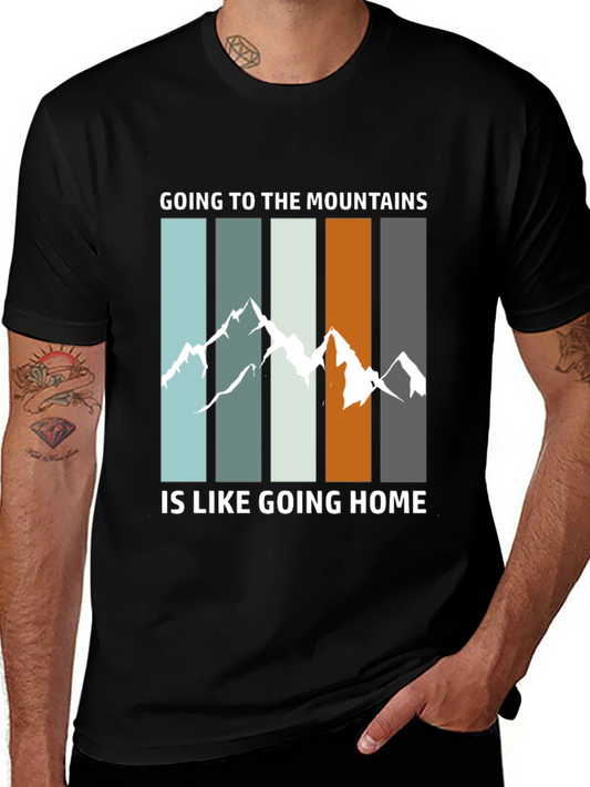 Mountain Home Graphic Tee - Black