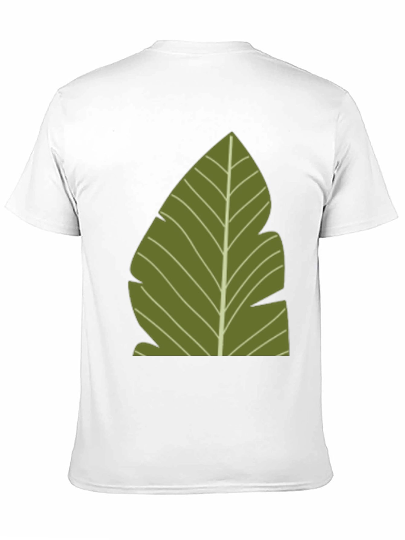 Tropical Leaf Graphic Tee - Casual Style