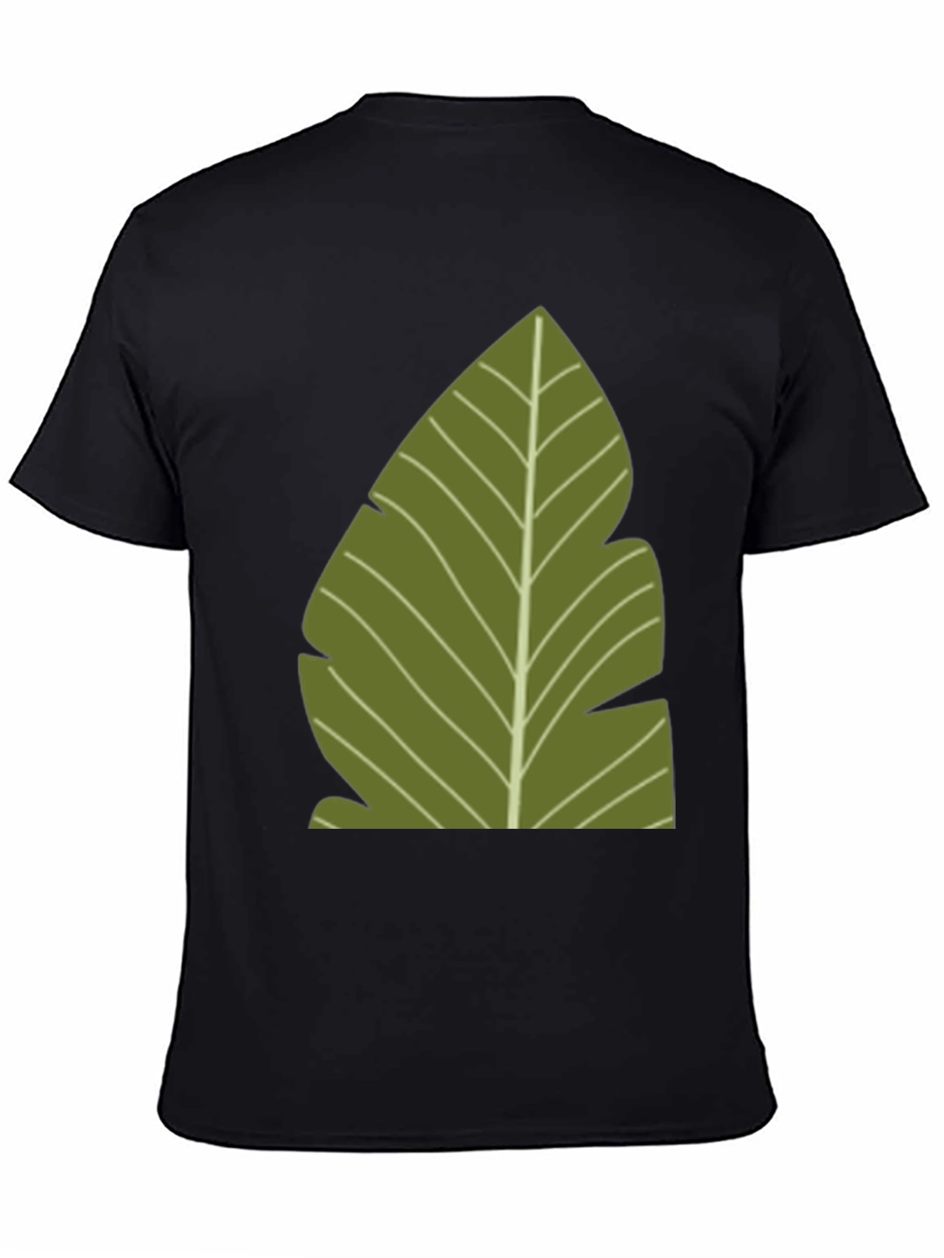 Tropical Leaf Graphic Tee - Casual Style