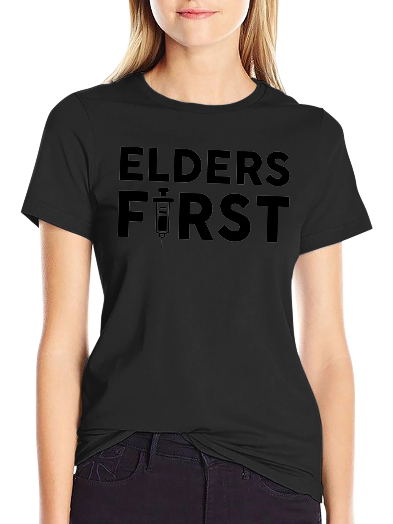 Elders First Black T-Shirt