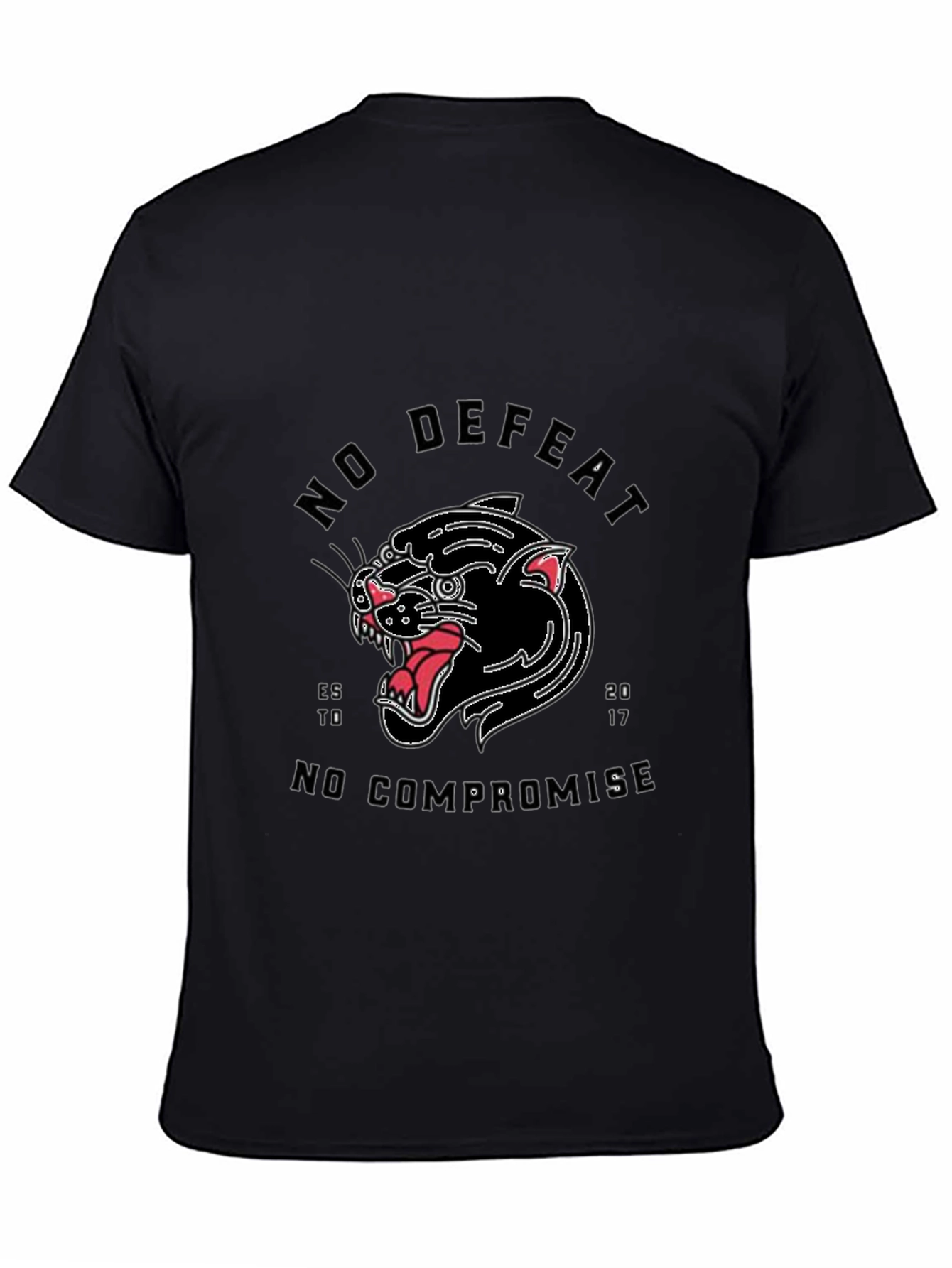 No Defeat Black Panther Graphic Tee